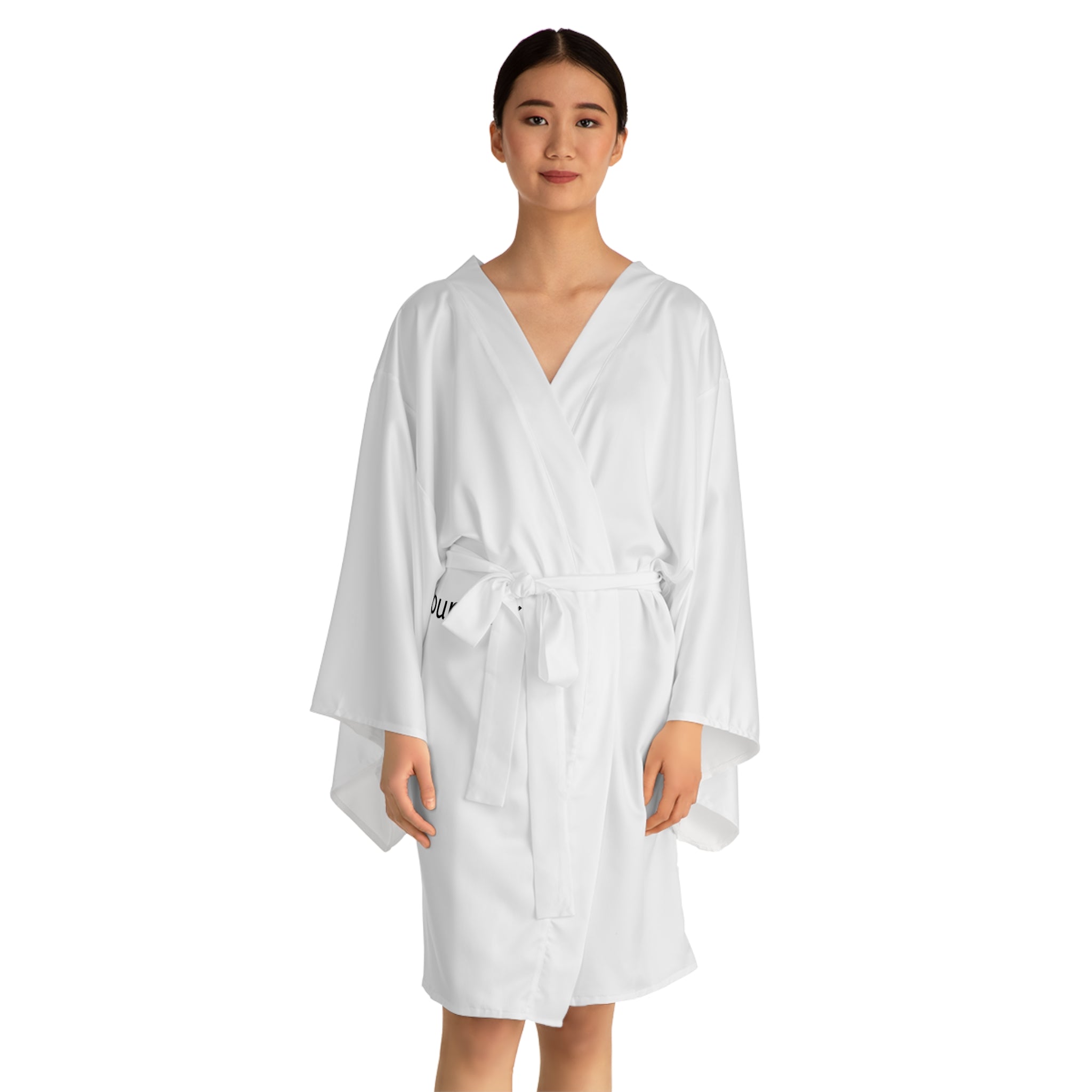 Customizable Long Sleeve Kimono Robe — Personalized AOP Lounge Robe