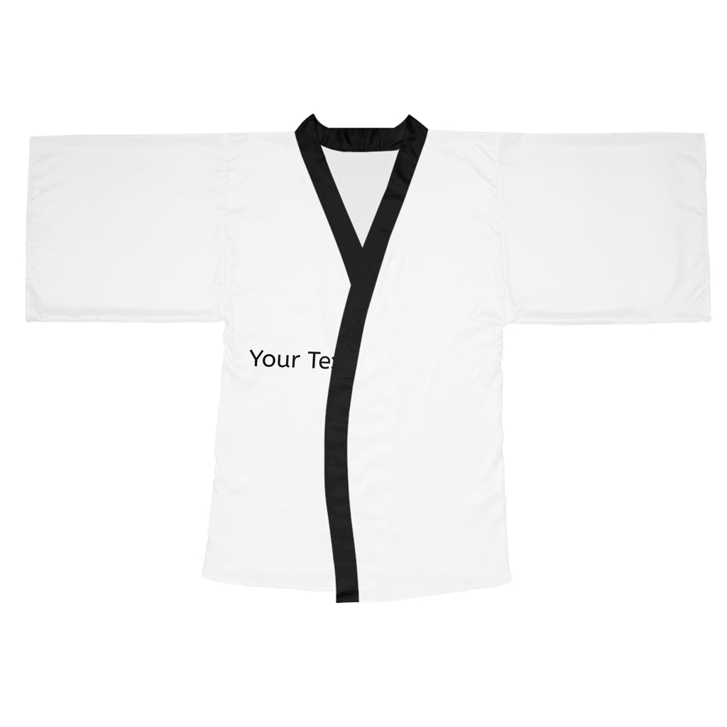 Customizable Long Sleeve Kimono Robe — Personalized AOP Lounge Robe