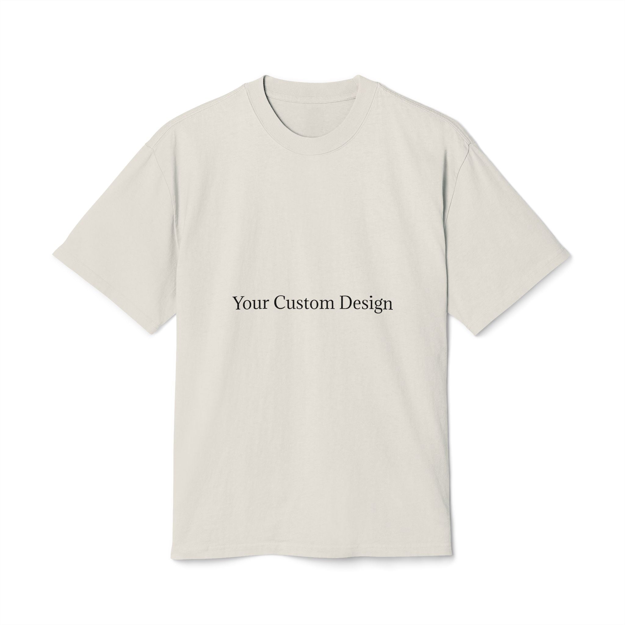 Custom Graphic Tee — Vintage Faded Crewneck Shirt