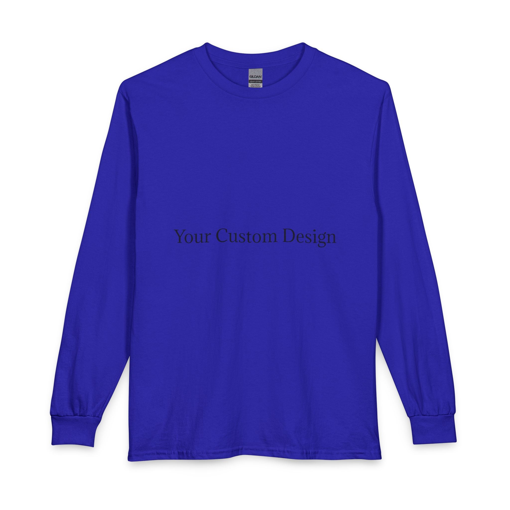 Long Sleeve T-Shirt — Custom Design Blank Canvas Tee