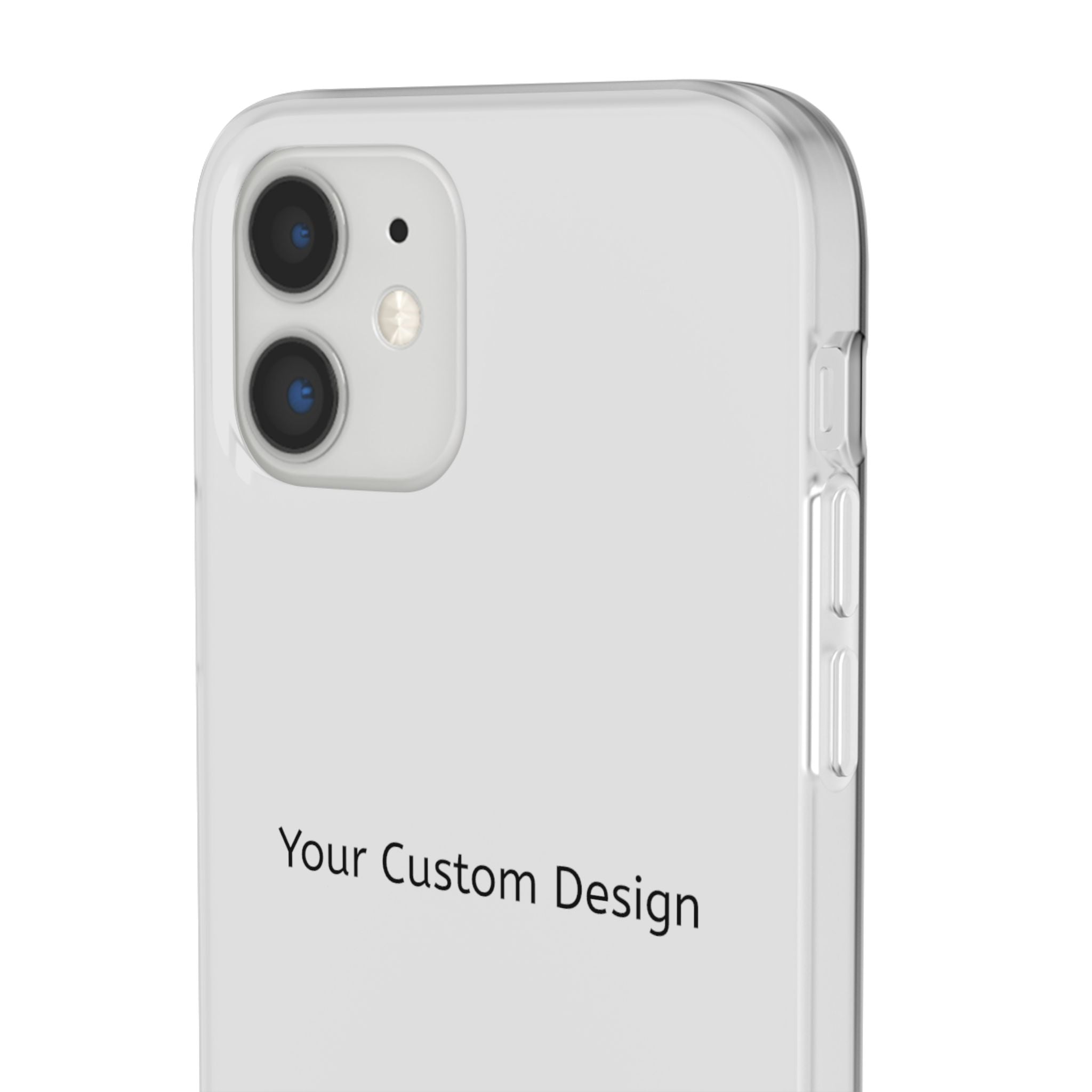Custom Flexi Phone Case – Slim Clear Protective Phone Cover (Your Custom Design)