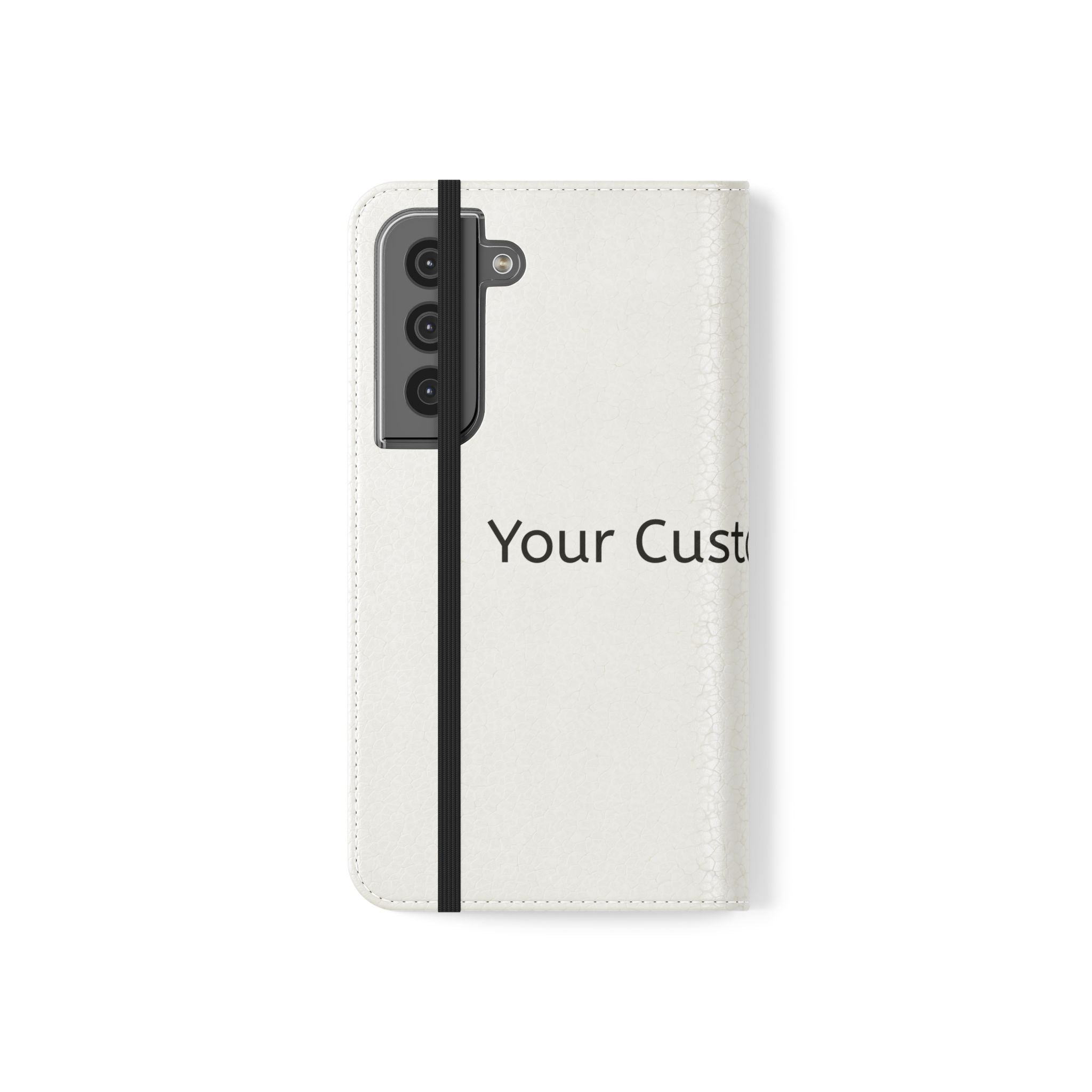 Custom Flip Phone Case — Personalized Wallet Folio with Card Slots