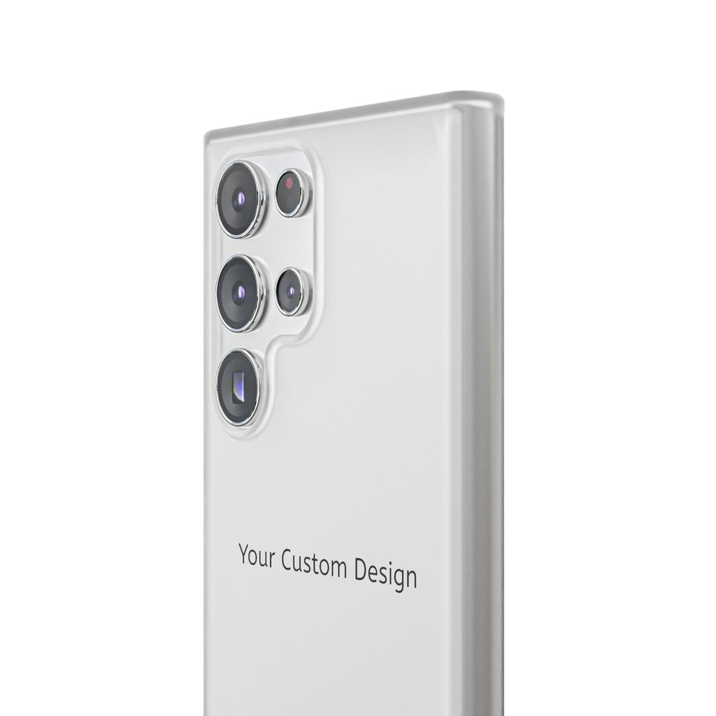 Custom Flexi Phone Case – Slim Clear Protective Phone Cover (Your Custom Design)