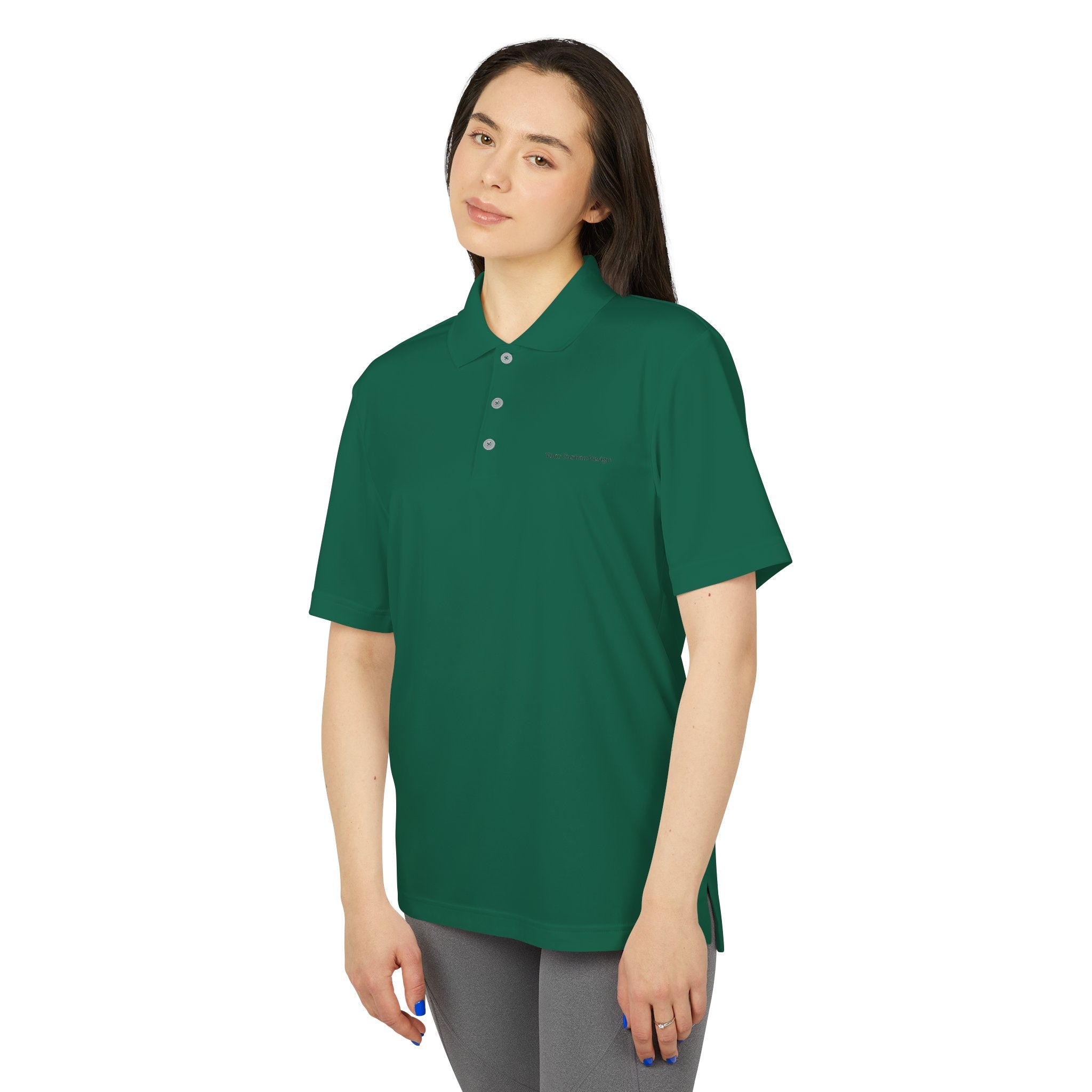 Performance Polo Shirt — Lightweight White Adidas-Inspired Golf & Activewear