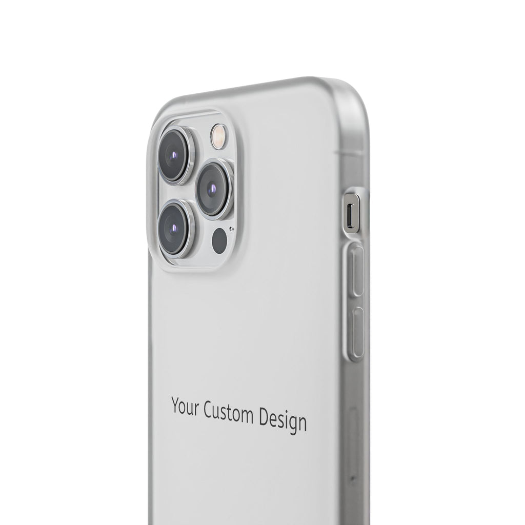 Custom Flexi Phone Case – Slim Clear Protective Phone Cover (Your Custom Design)