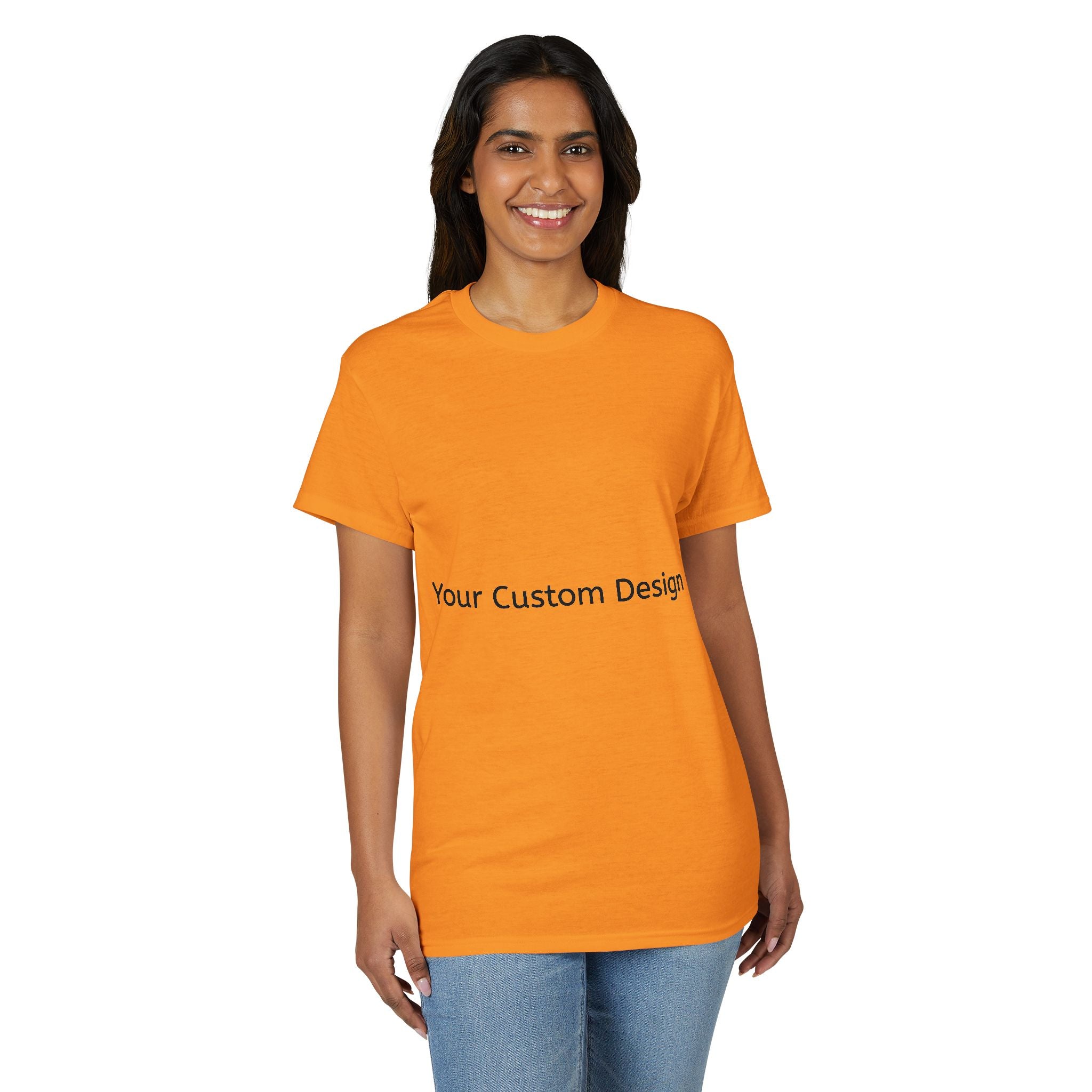 Custom White DryBlend T-Shirt – Personalized Design Tee