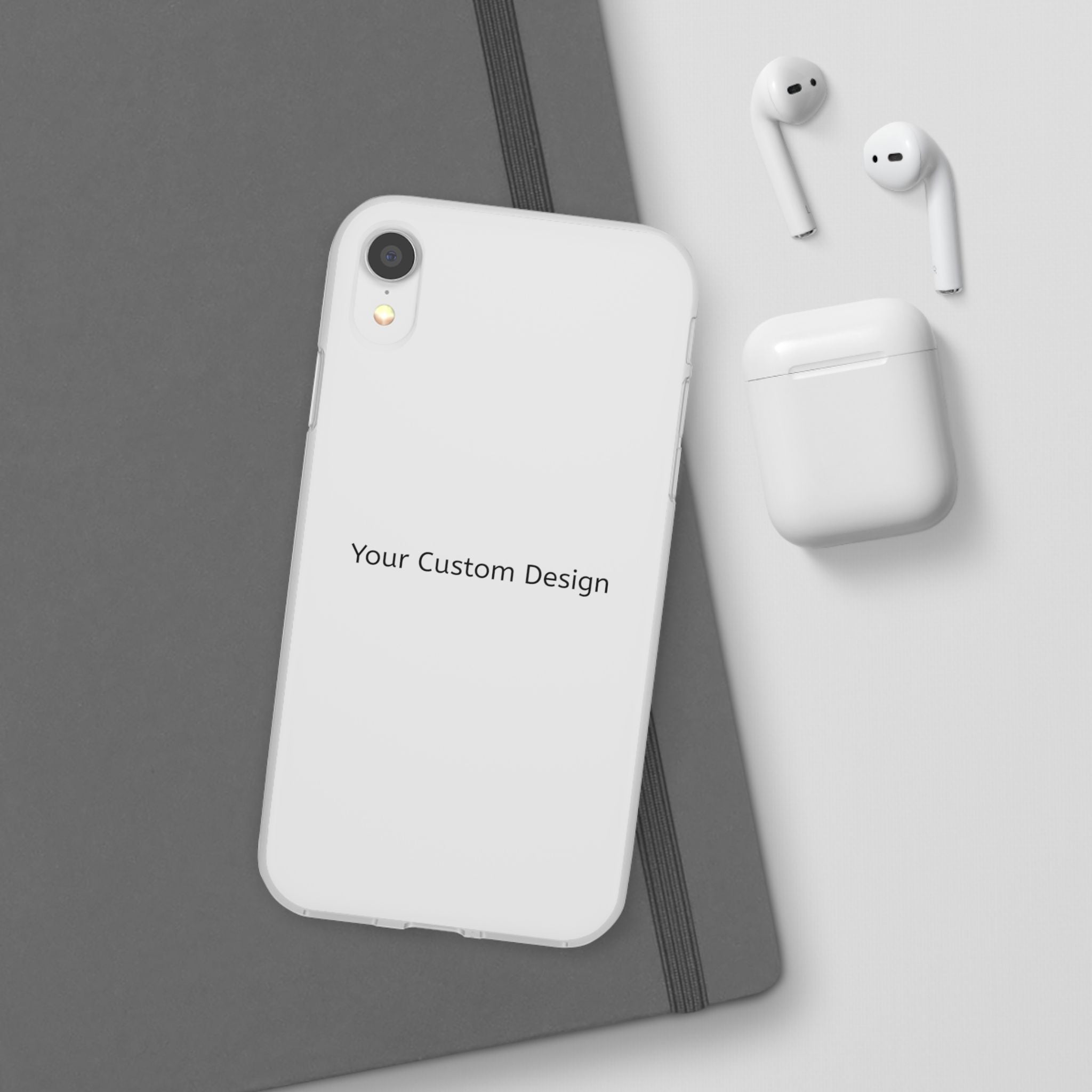 Custom Flexi Phone Case – Slim Clear Protective Phone Cover (Your Custom Design)