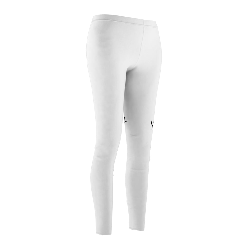 Casual Women's Cut & Sew Leggings — Personalized Text Design