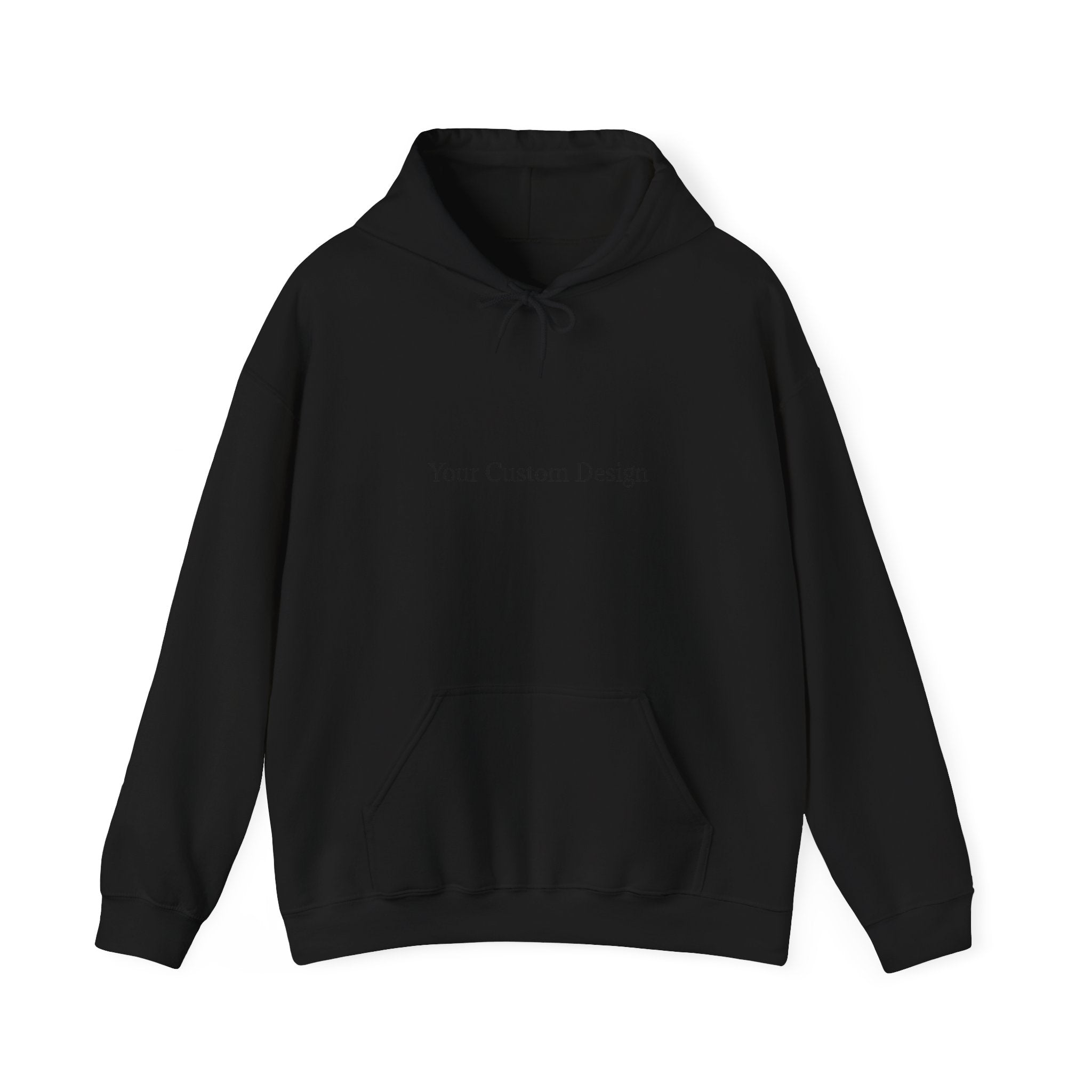 Minimal Custom Text Hoodie — Your Custom Design