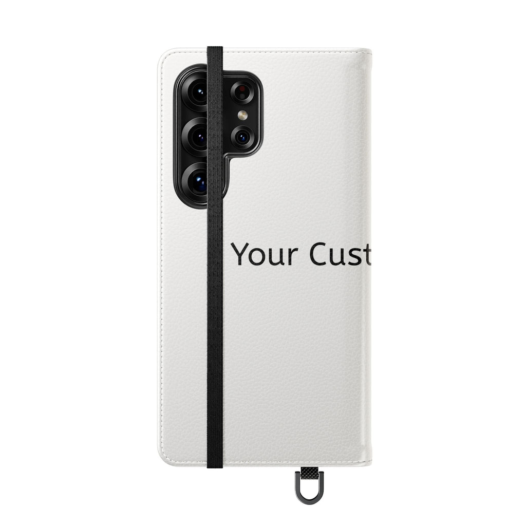 Custom Flip Phone Case — Personalized Wallet Folio with Card Slots