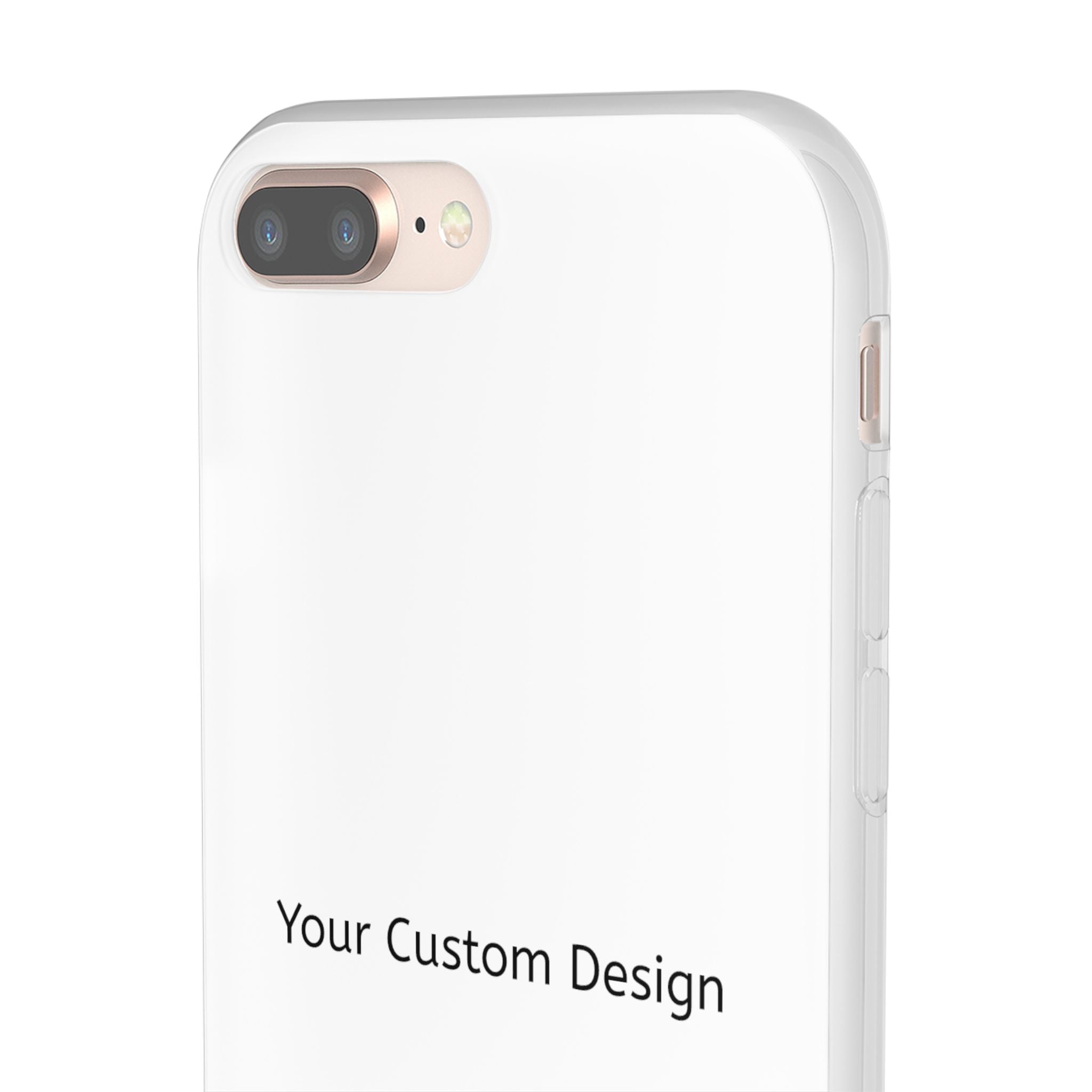 Custom Flexi Phone Case – Slim Clear Protective Phone Cover (Your Custom Design)