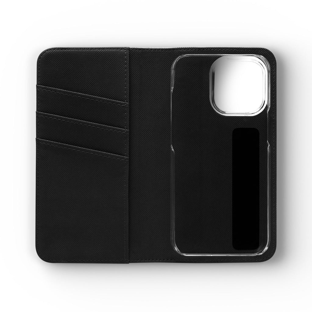 Custom Flip Phone Case — Personalized Wallet Folio with Card Slots