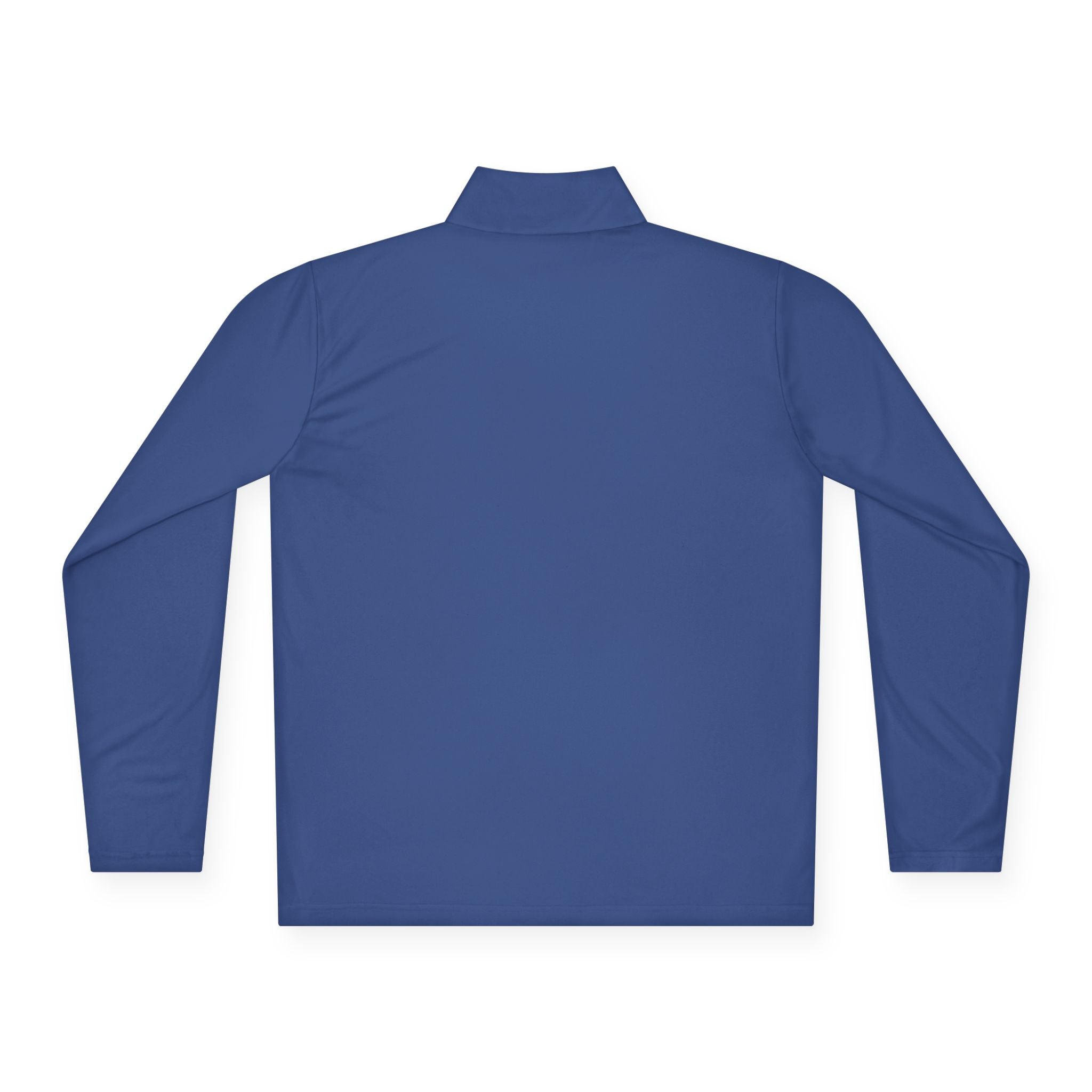 Customizable Quarter-Zip Pullover — Minimal 'Your Text' Chest Logo