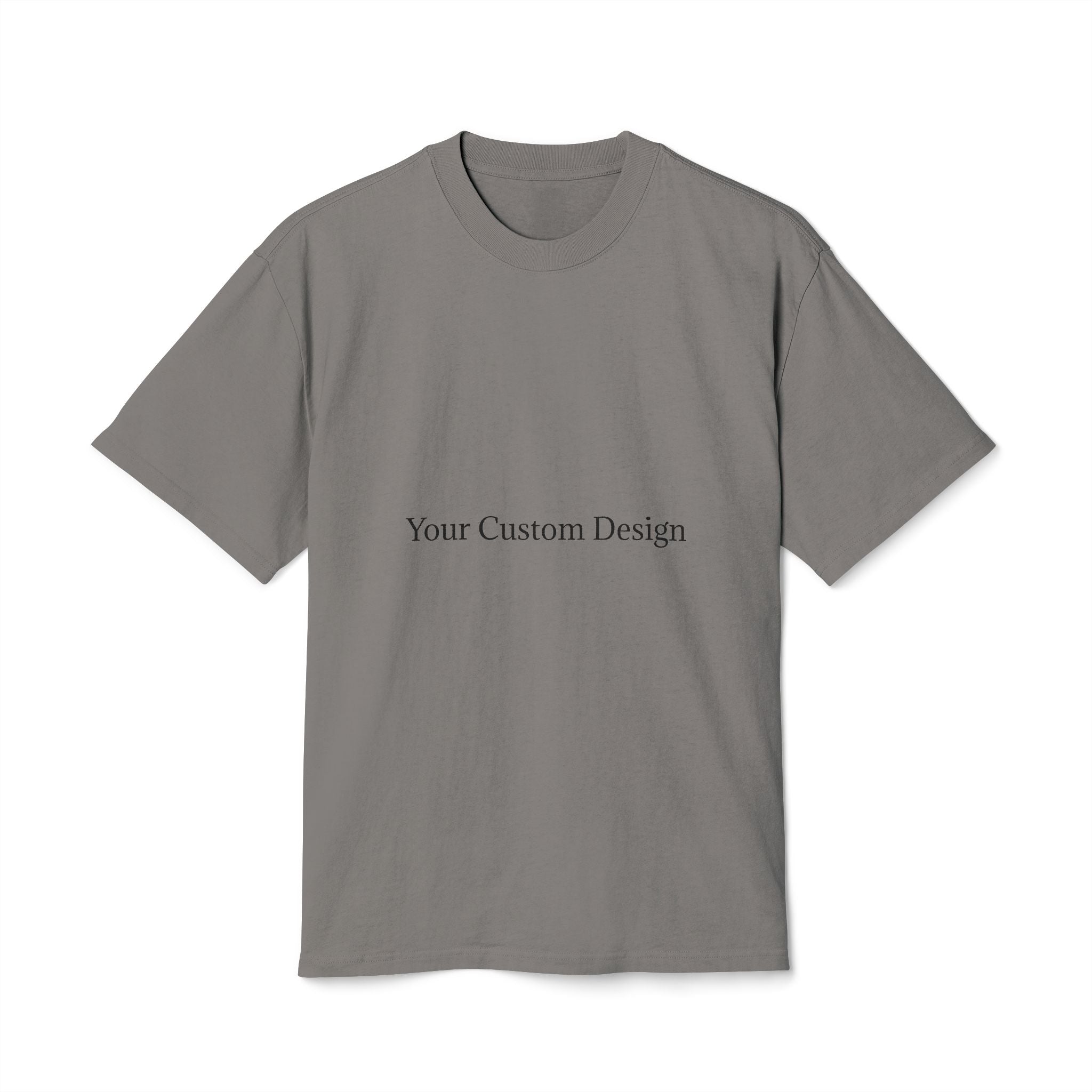 Custom Graphic Tee — Vintage Faded Crewneck Shirt