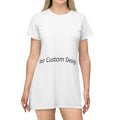 Women's Custom All-Over Print T-Shirt Dress — Personalized Graphic Dress