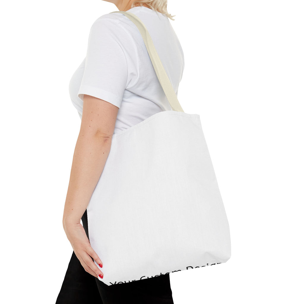 Custom All-Over Print Tote Bag — Blank White Canvas Tote