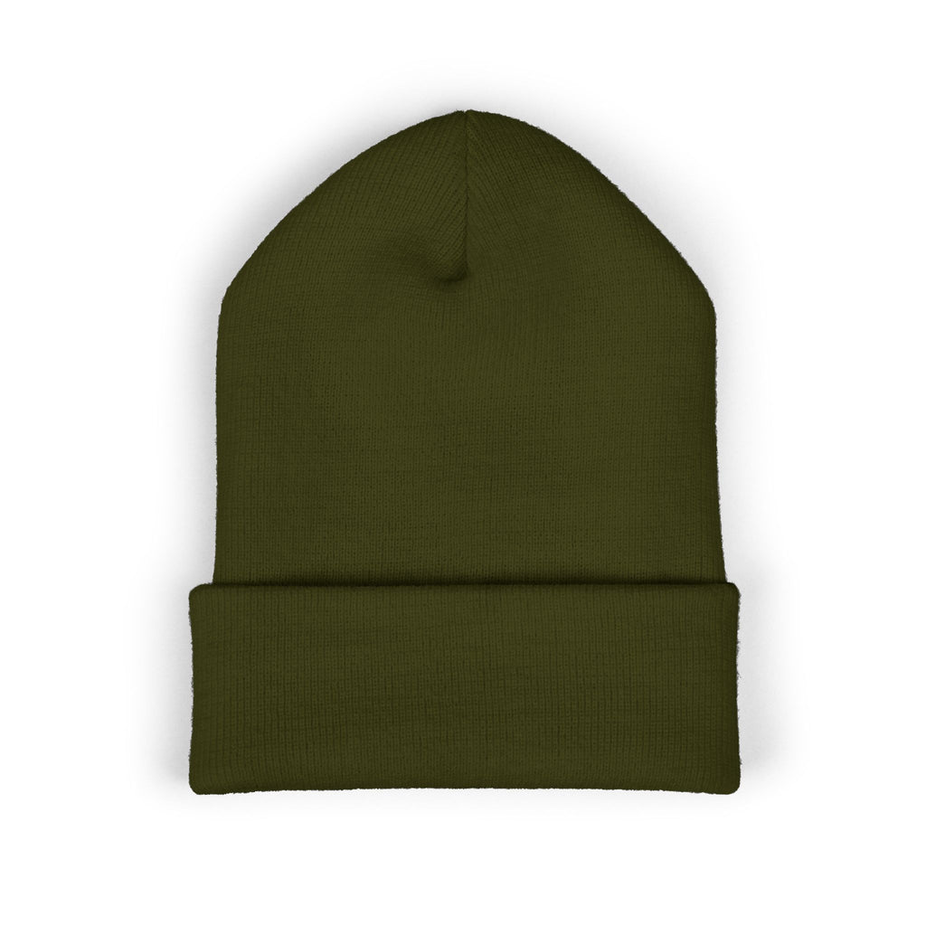Embroidered Classic Cuffed Beanie — Custom Text Knit Hat
