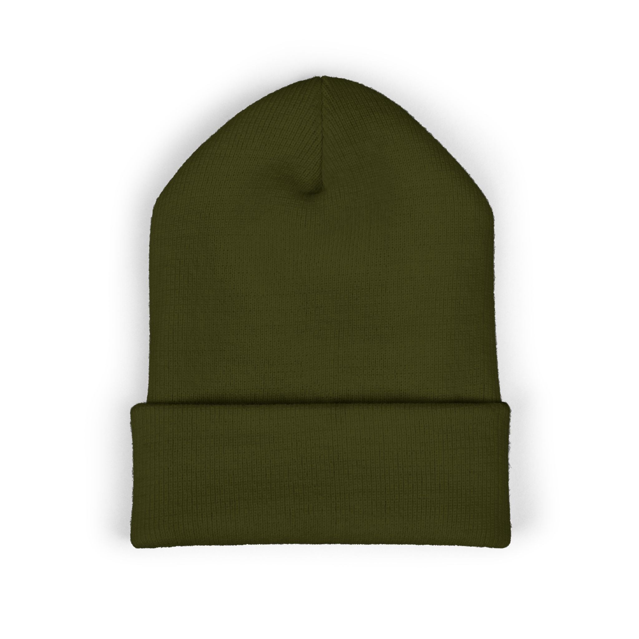 Embroidered Classic Cuffed Beanie — Custom Text Knit Hat