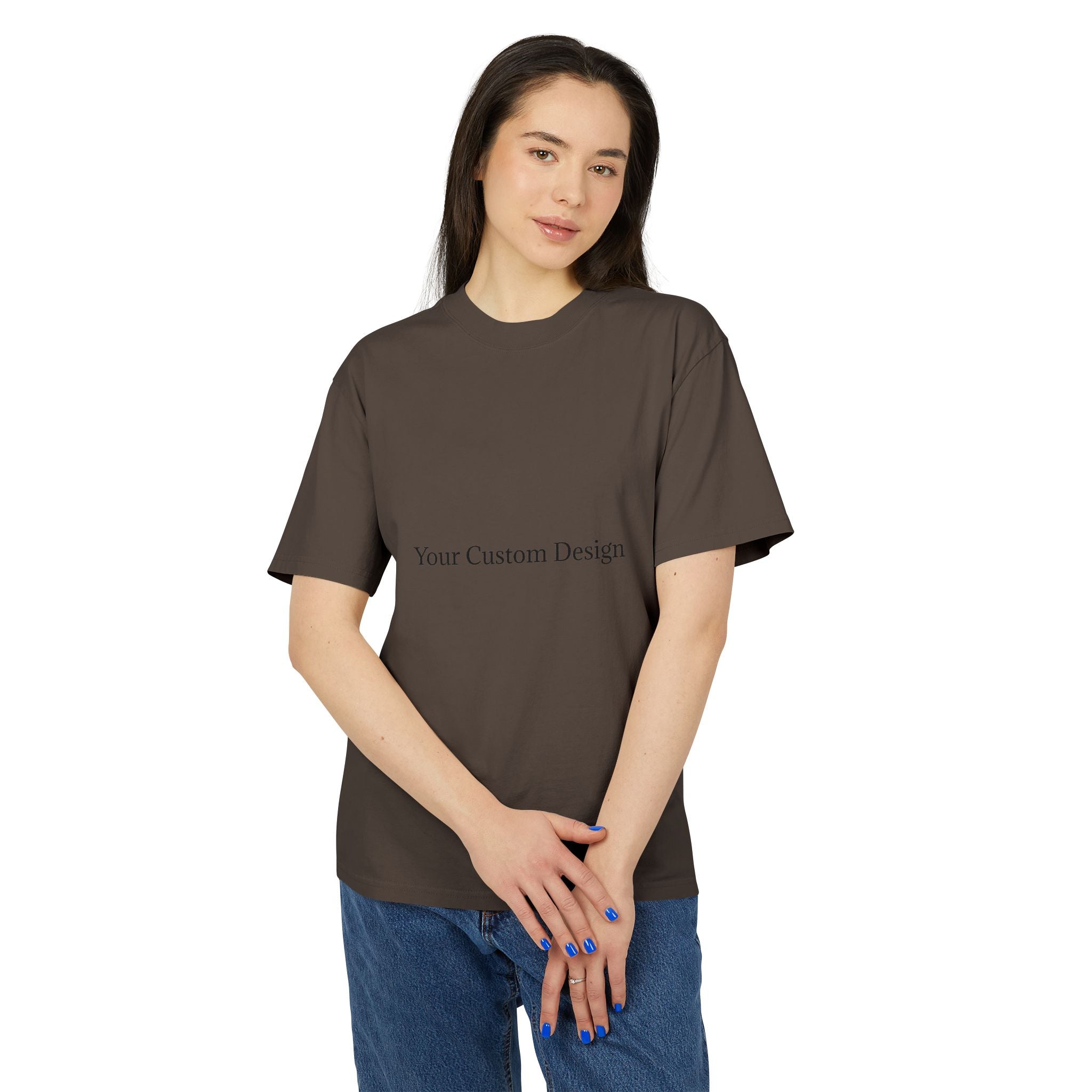 Custom Graphic Tee — Vintage Faded Crewneck Shirt