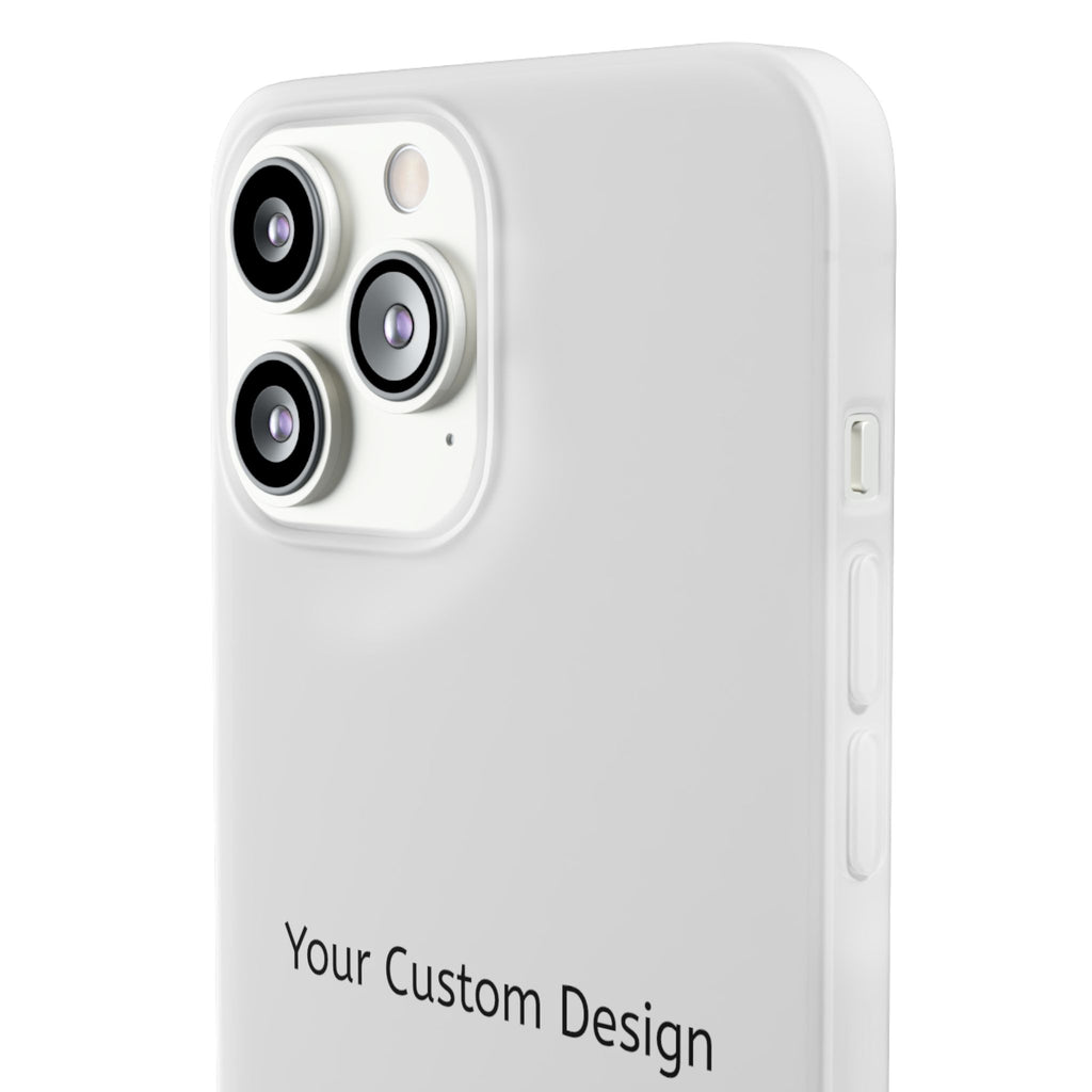 Custom Flexi Phone Case – Slim Clear Protective Phone Cover (Your Custom Design)
