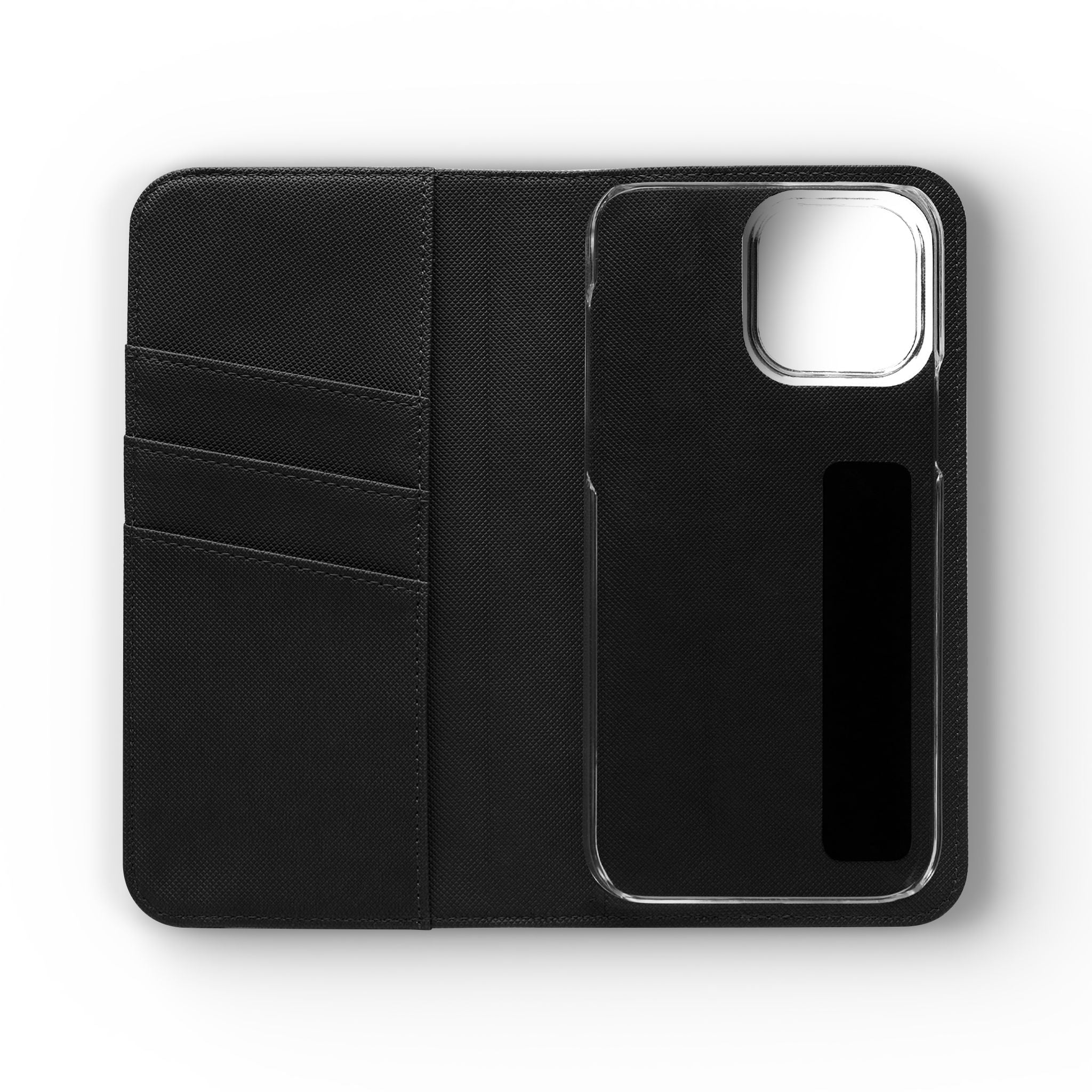 Custom Flip Phone Case — Personalized Wallet Folio with Card Slots