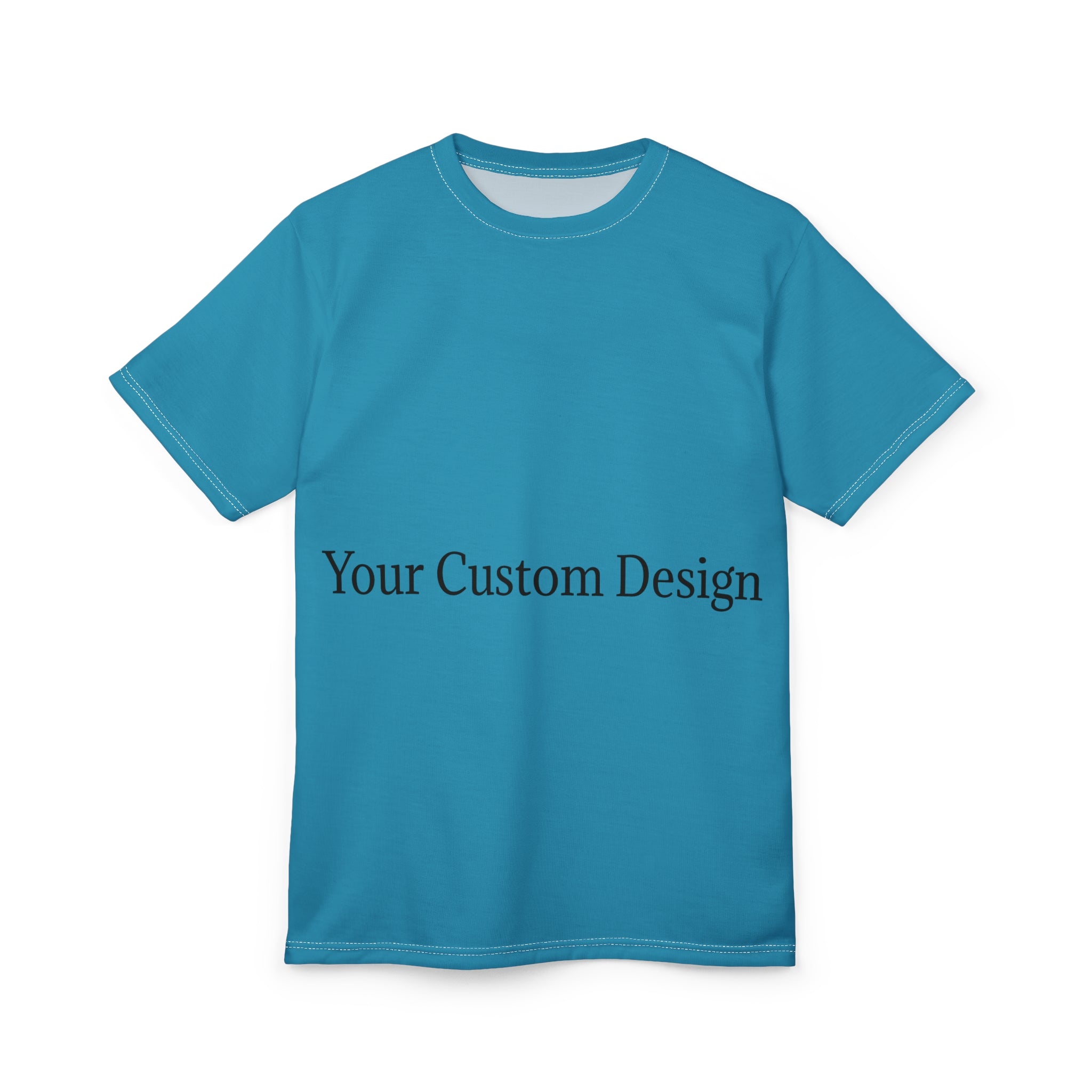 Custom All-Over Print Tee — Personalized Cut & Sew Design