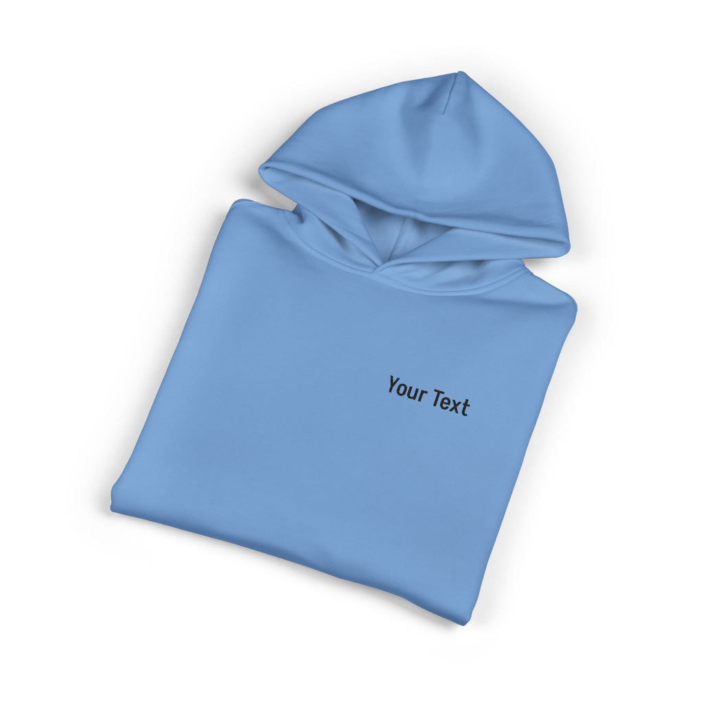 Relaxed Hoodie - Minimal Custom Text Chest Hoodie