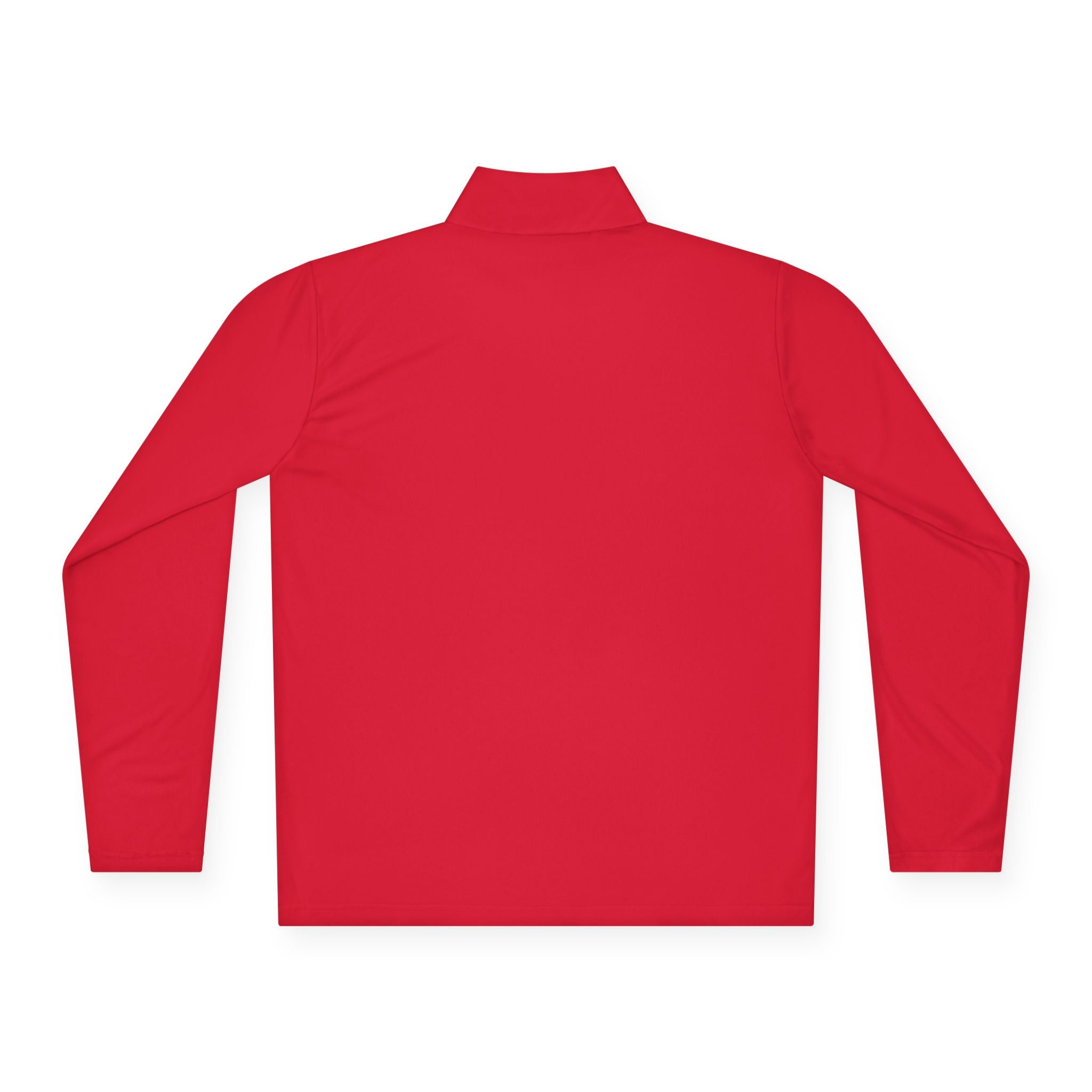 Customizable Quarter-Zip Pullover — Minimal 'Your Text' Chest Logo