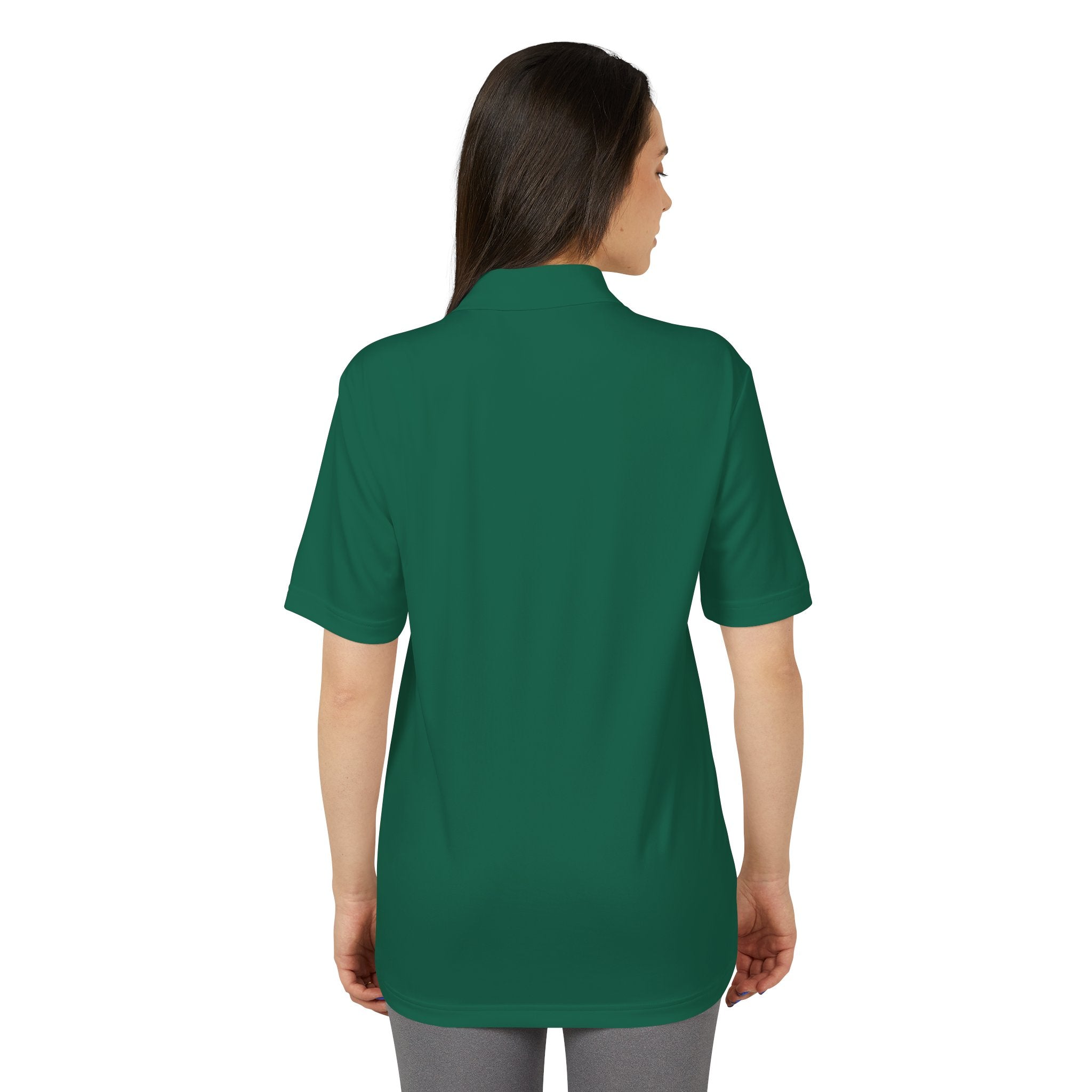 Performance Polo Shirt — Lightweight White Adidas-Inspired Golf & Activewear