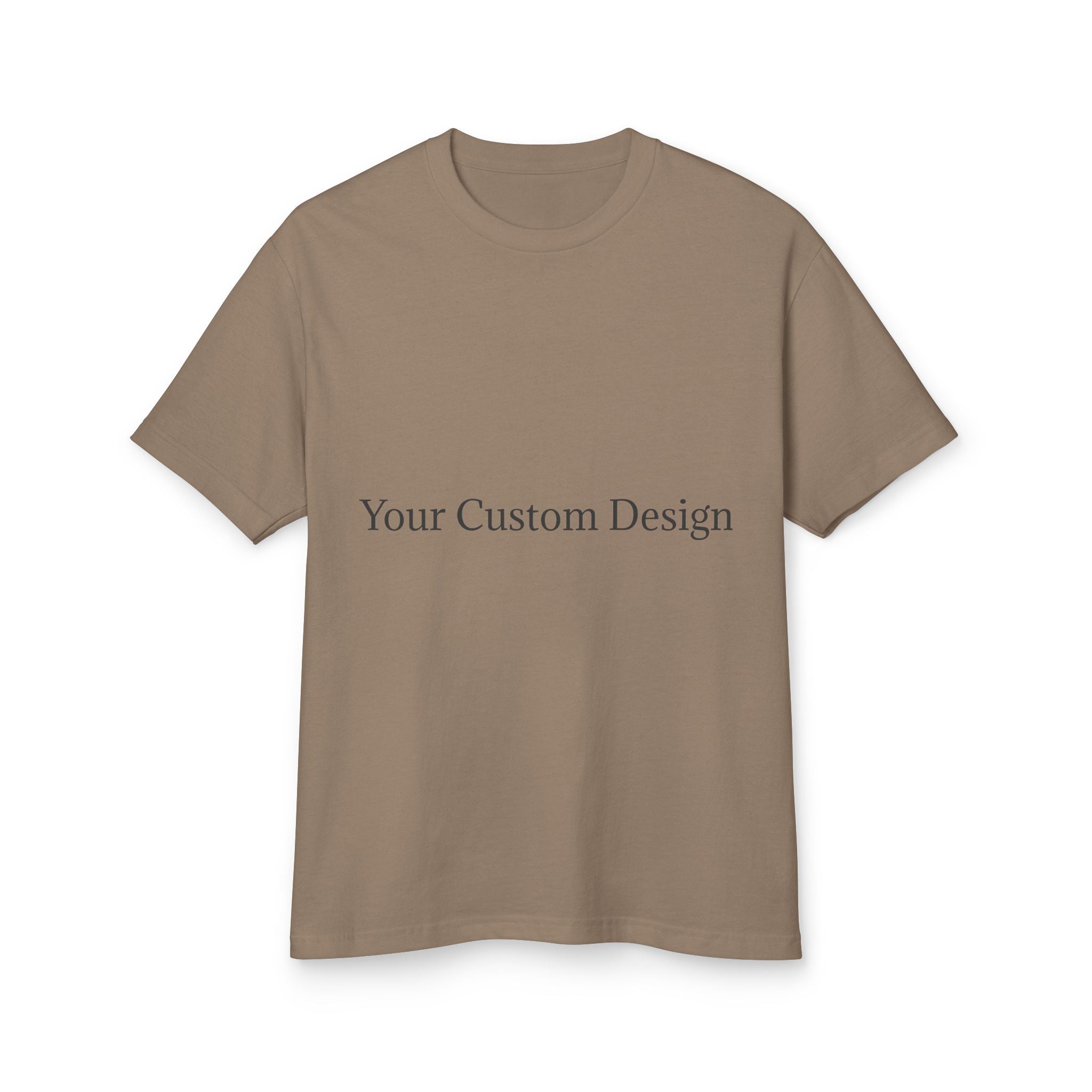Heavyweight Garment-Dyed Cotton Tee — Custom Design Shirt