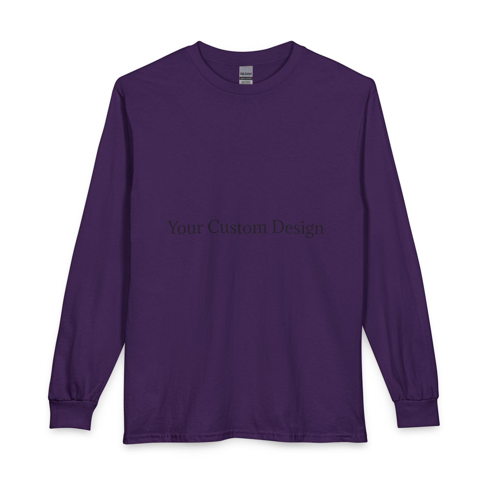 Long Sleeve T-Shirt — Custom Design Blank Canvas Tee