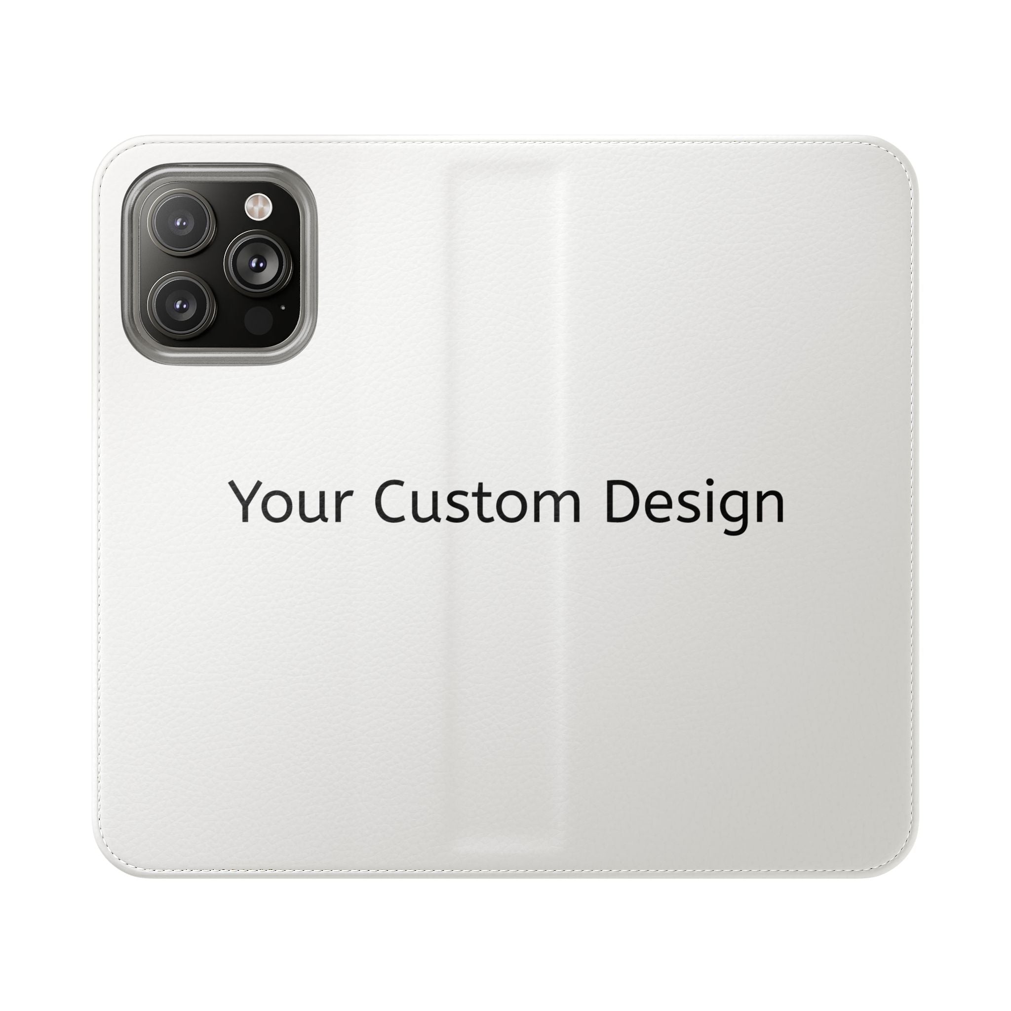 Custom Flip Phone Case — Personalized Wallet Folio with Card Slots