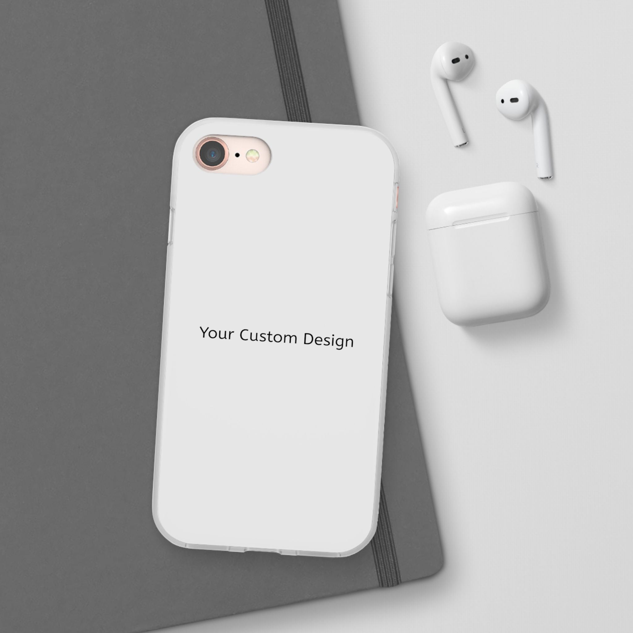 Custom Flexi Phone Case – Slim Clear Protective Phone Cover (Your Custom Design)
