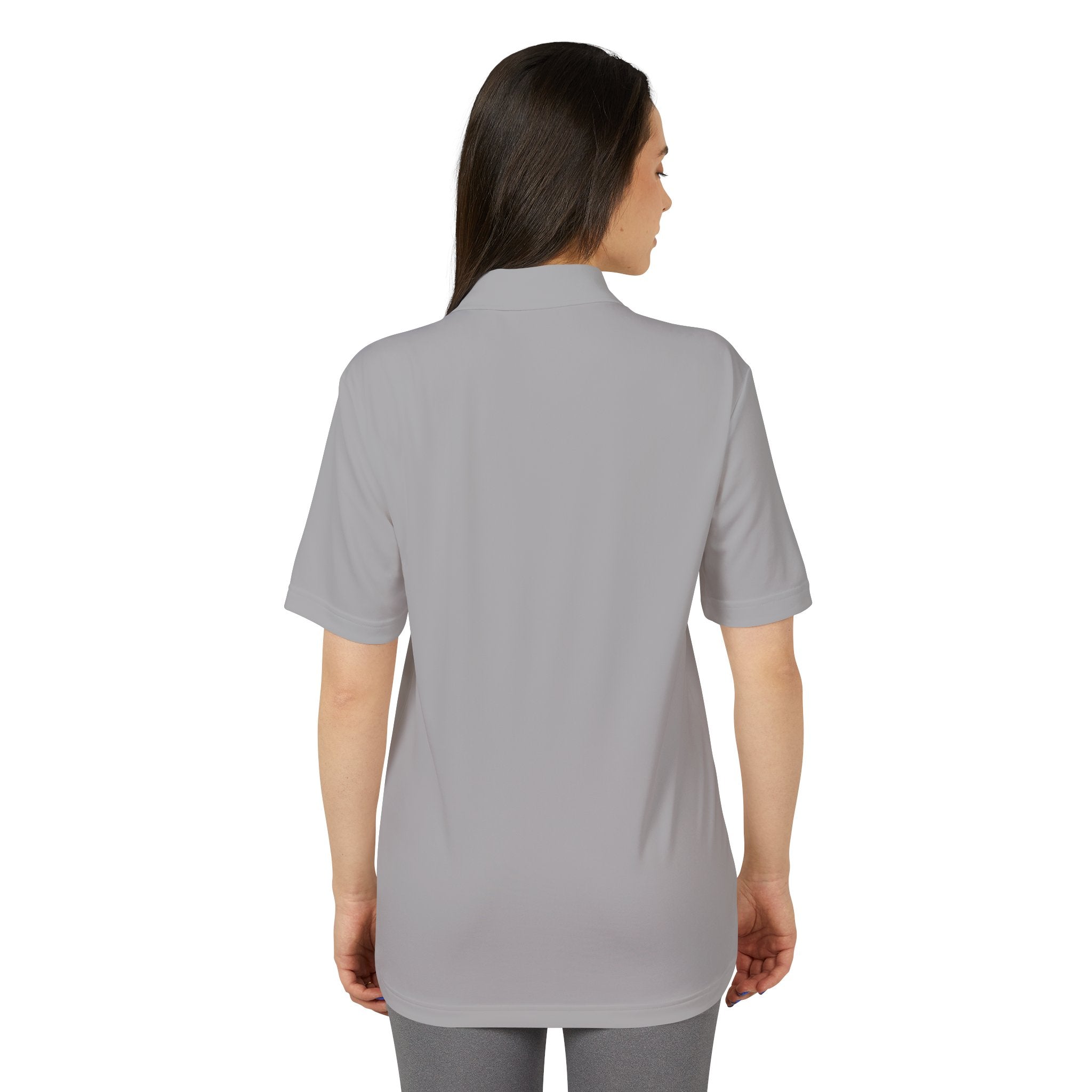 Performance Polo Shirt — Lightweight White Adidas-Inspired Golf & Activewear