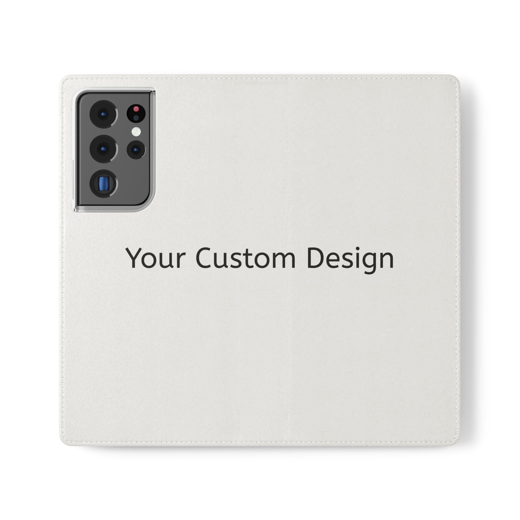 Custom Flip Phone Case — Personalized Wallet Folio with Card Slots