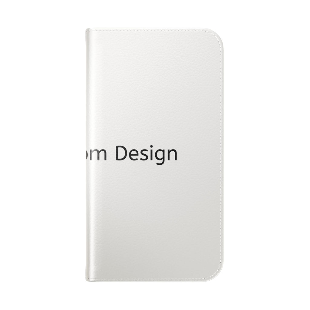 Custom Flip Phone Case — Personalized Wallet Folio with Card Slots
