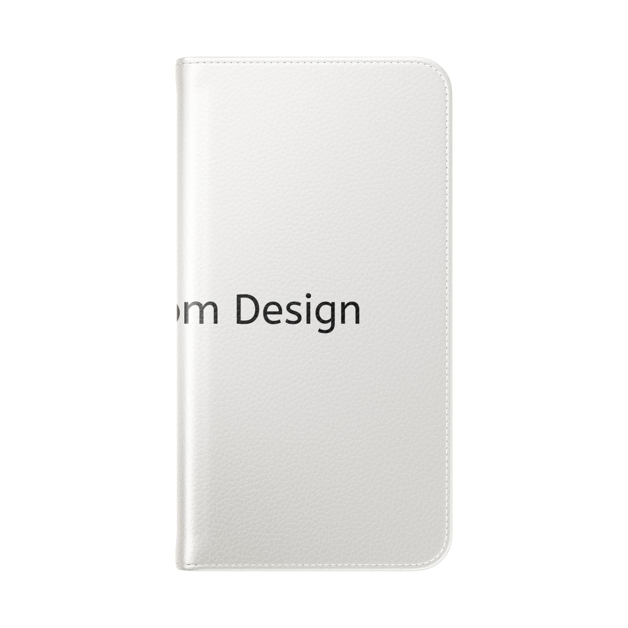 Custom Flip Phone Case — Personalized Wallet Folio with Card Slots