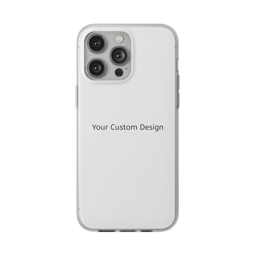 Custom Flexi Phone Case – Slim Clear Protective Phone Cover (Your Custom Design)