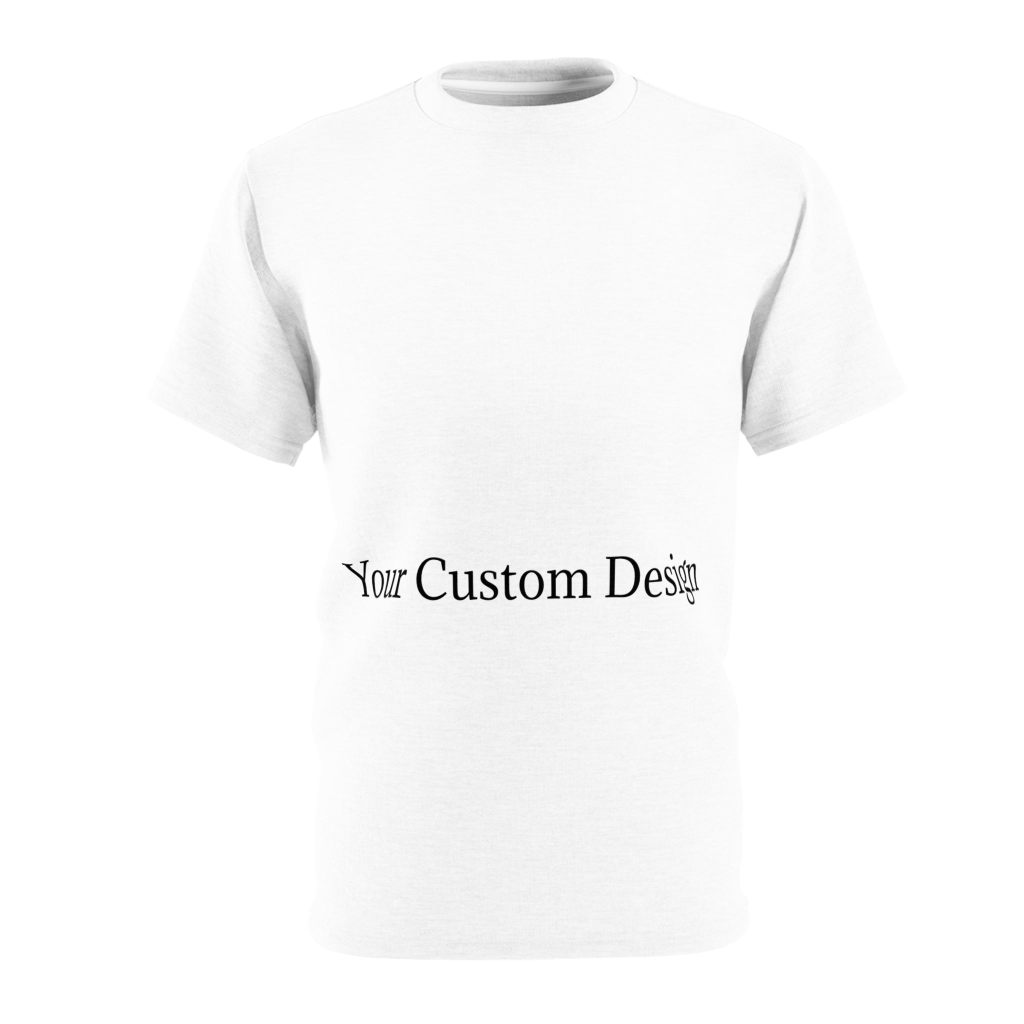 Custom Text Tee — Personalized Front Print T-Shirt