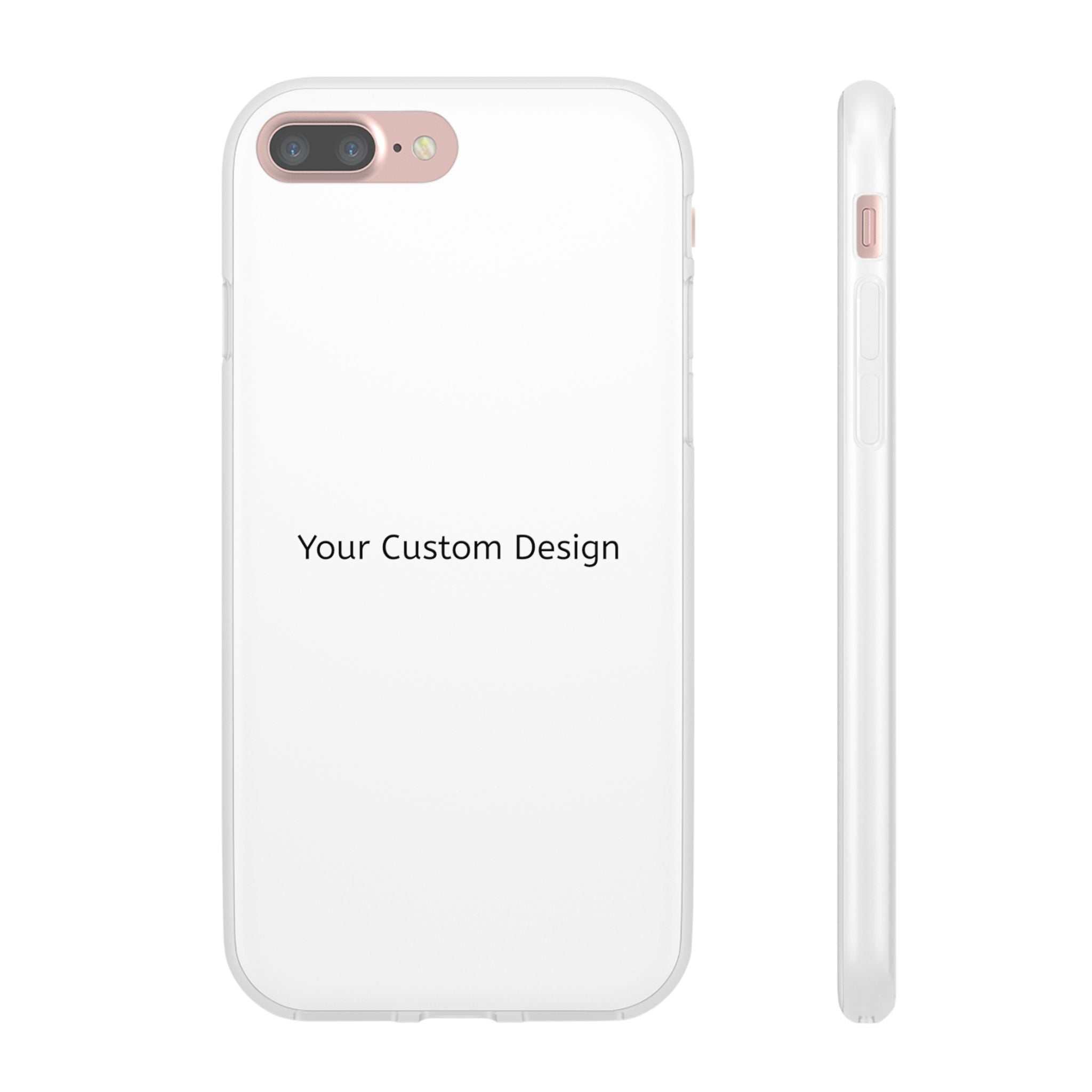 Custom Flexi Phone Case – Slim Clear Protective Phone Cover (Your Custom Design)