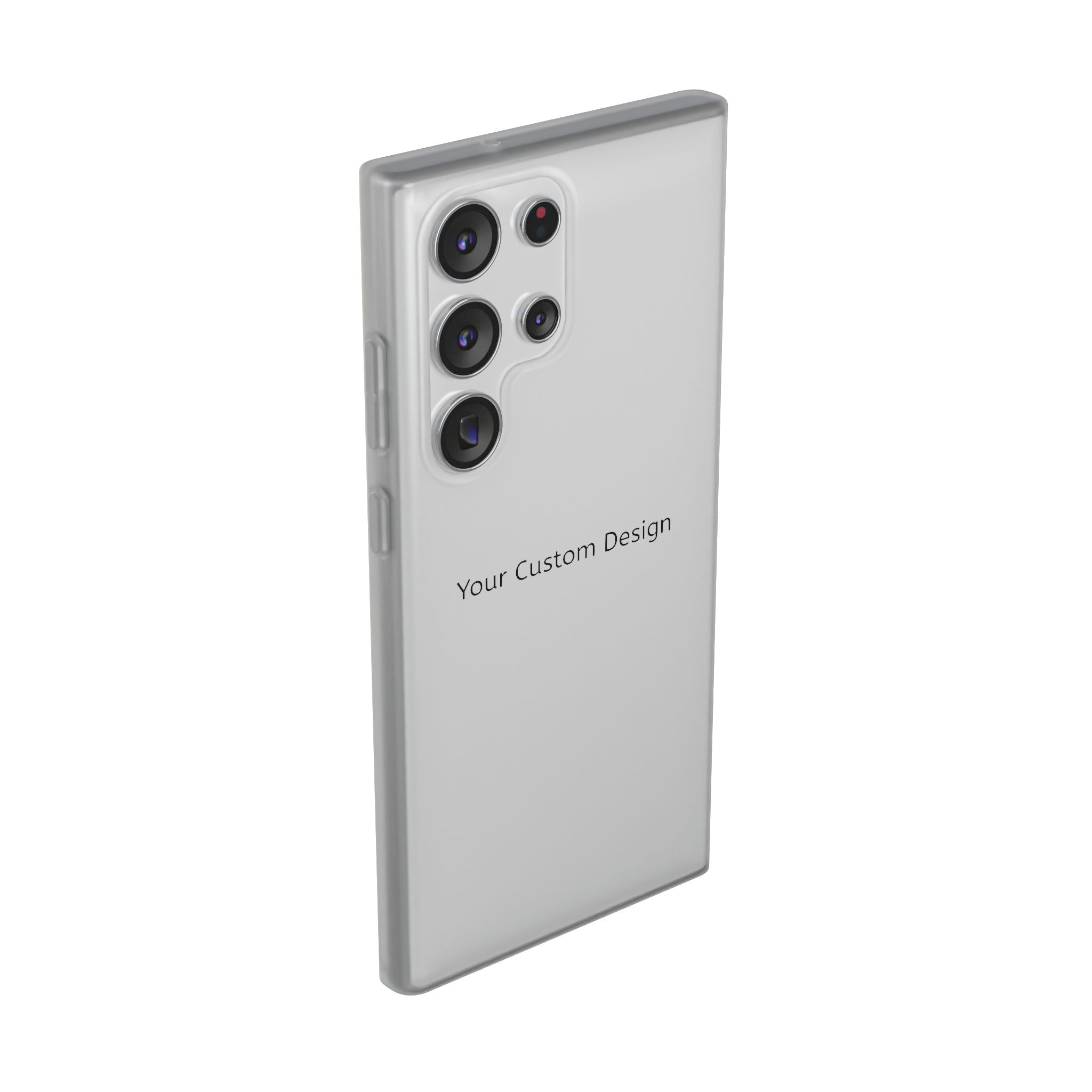 Custom Flexi Phone Case – Slim Clear Protective Phone Cover (Your Custom Design)