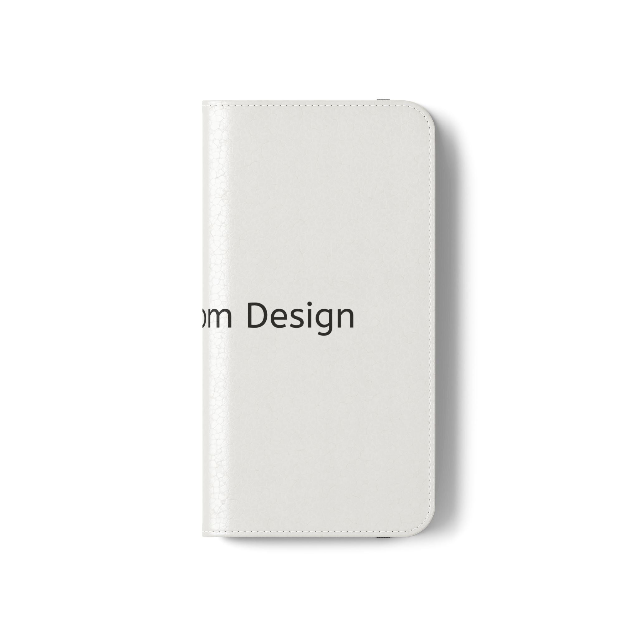 Custom Flip Phone Case — Personalized Wallet Folio with Card Slots