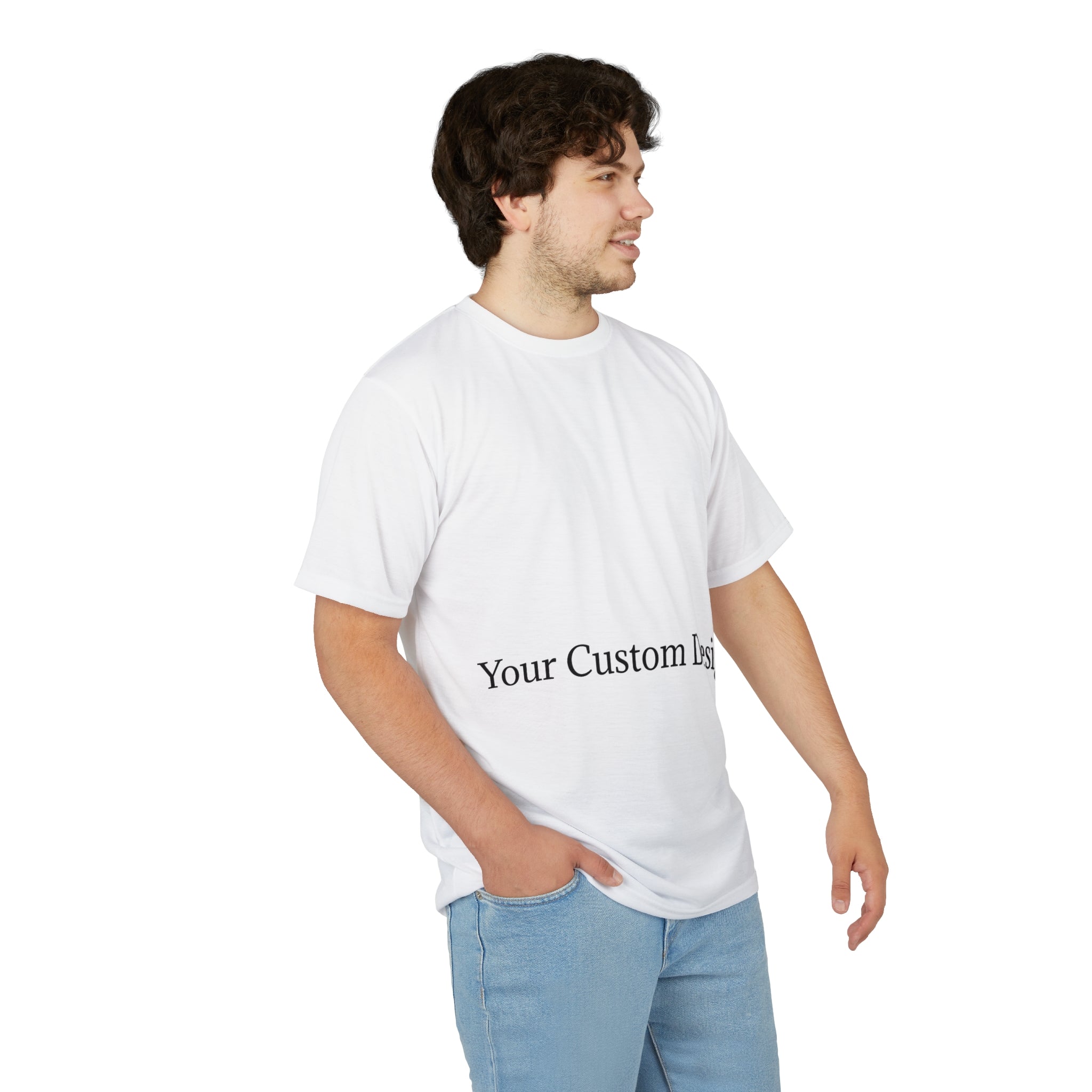 Custom Text Tee — Personalized Front Print T-Shirt