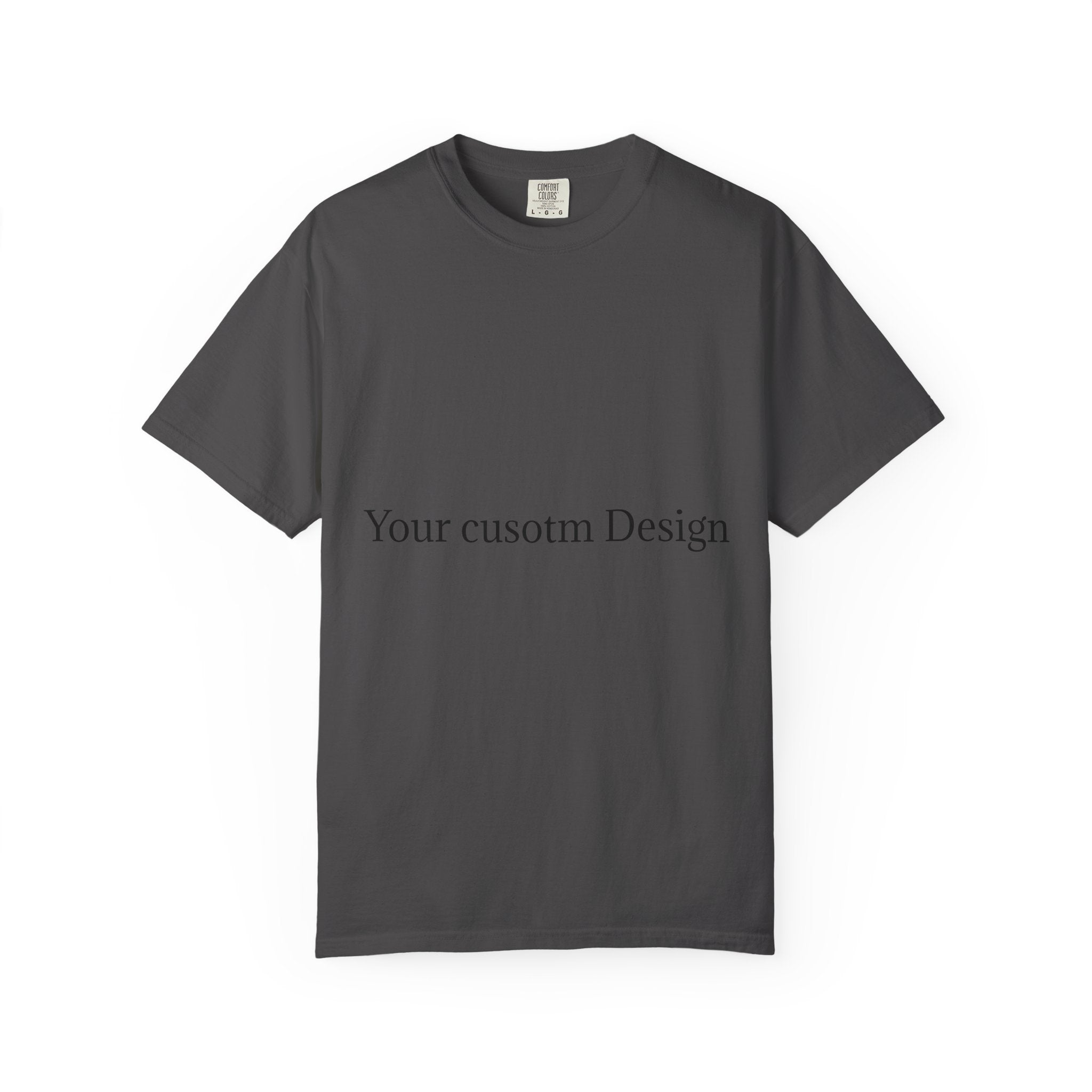 Custom Garment-Dyed T-Shirt — Personalized White Tee for Everyday Wear