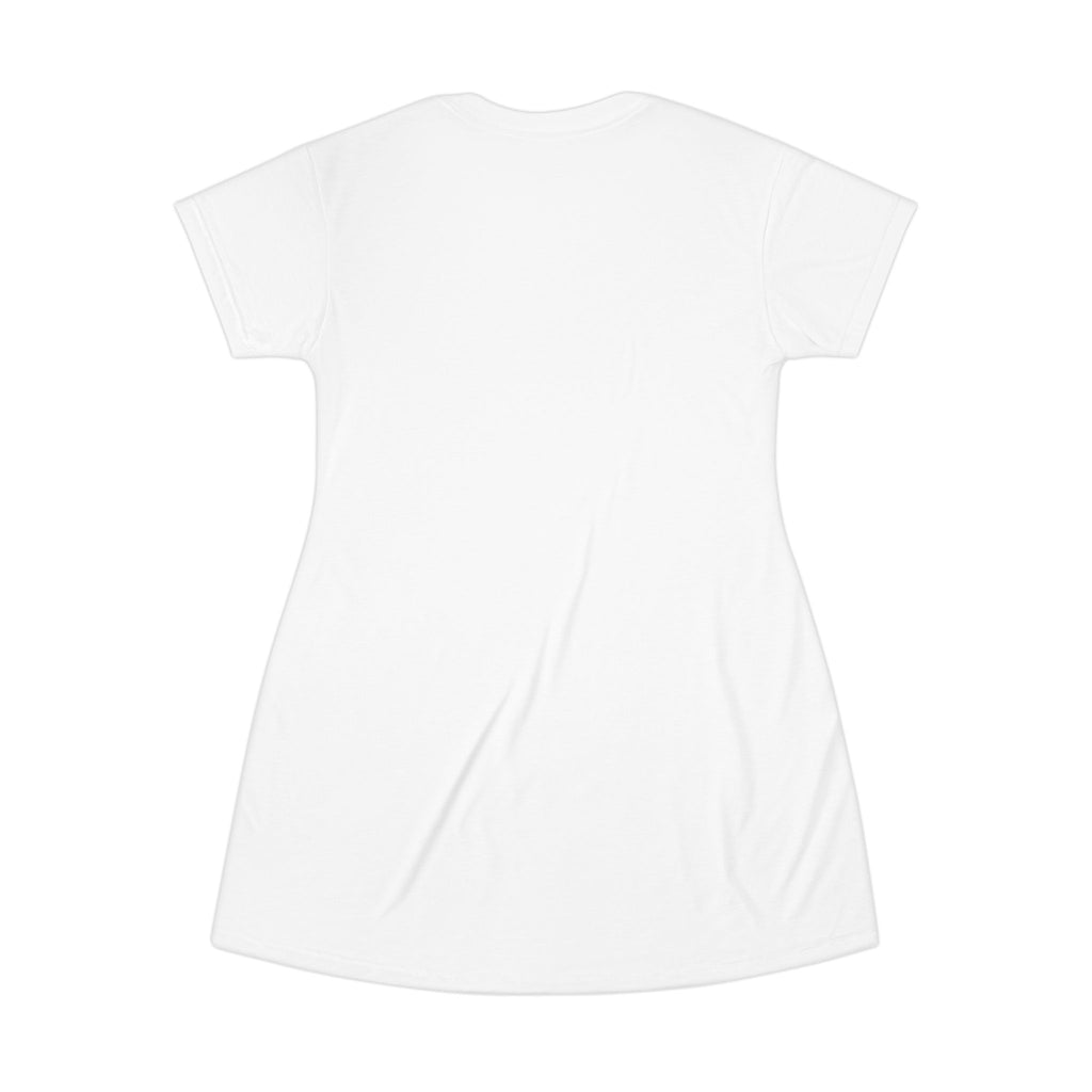 Women's Custom All-Over Print T-Shirt Dress — Personalized Graphic Dress