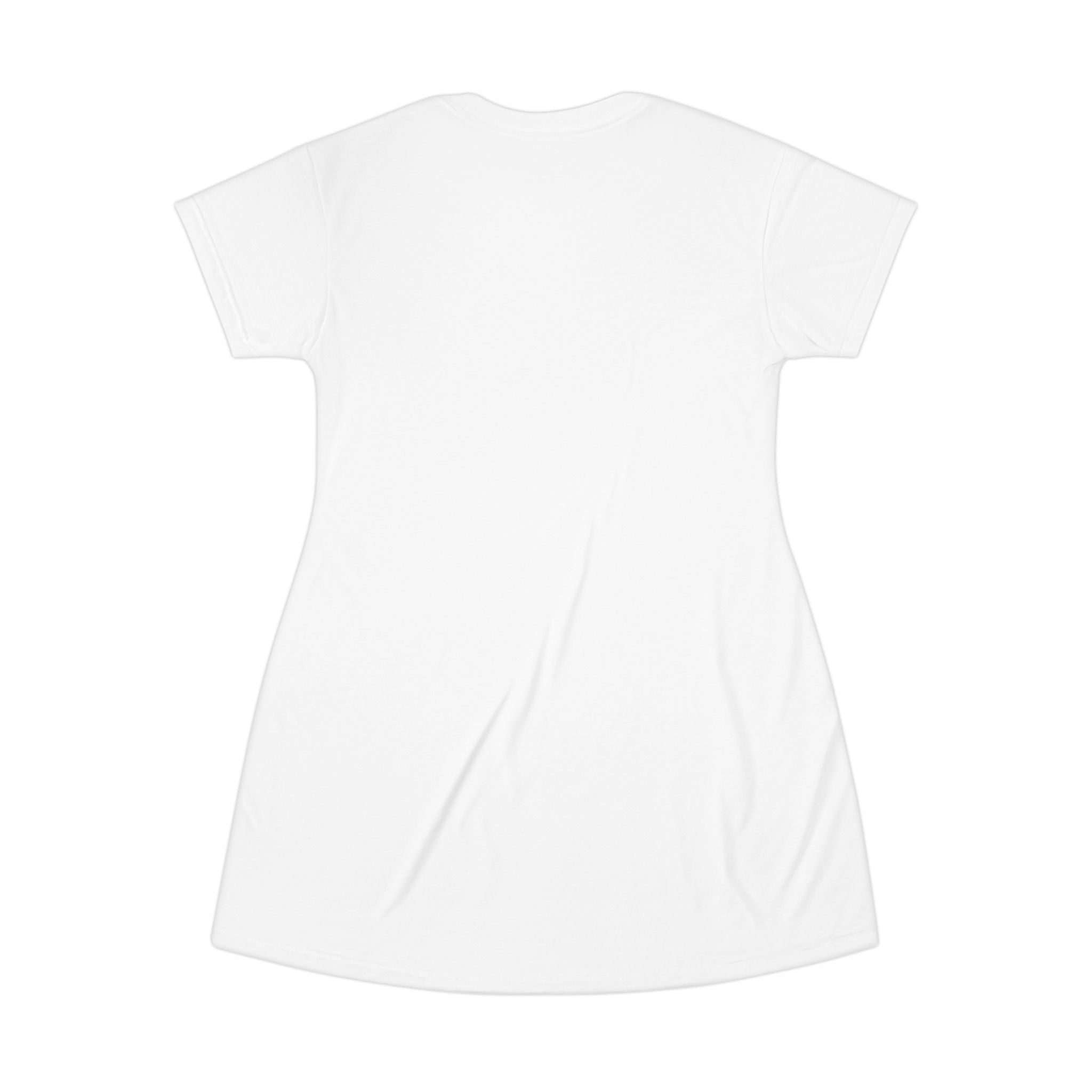 Women's Custom All-Over Print T-Shirt Dress — Personalized Graphic Dress