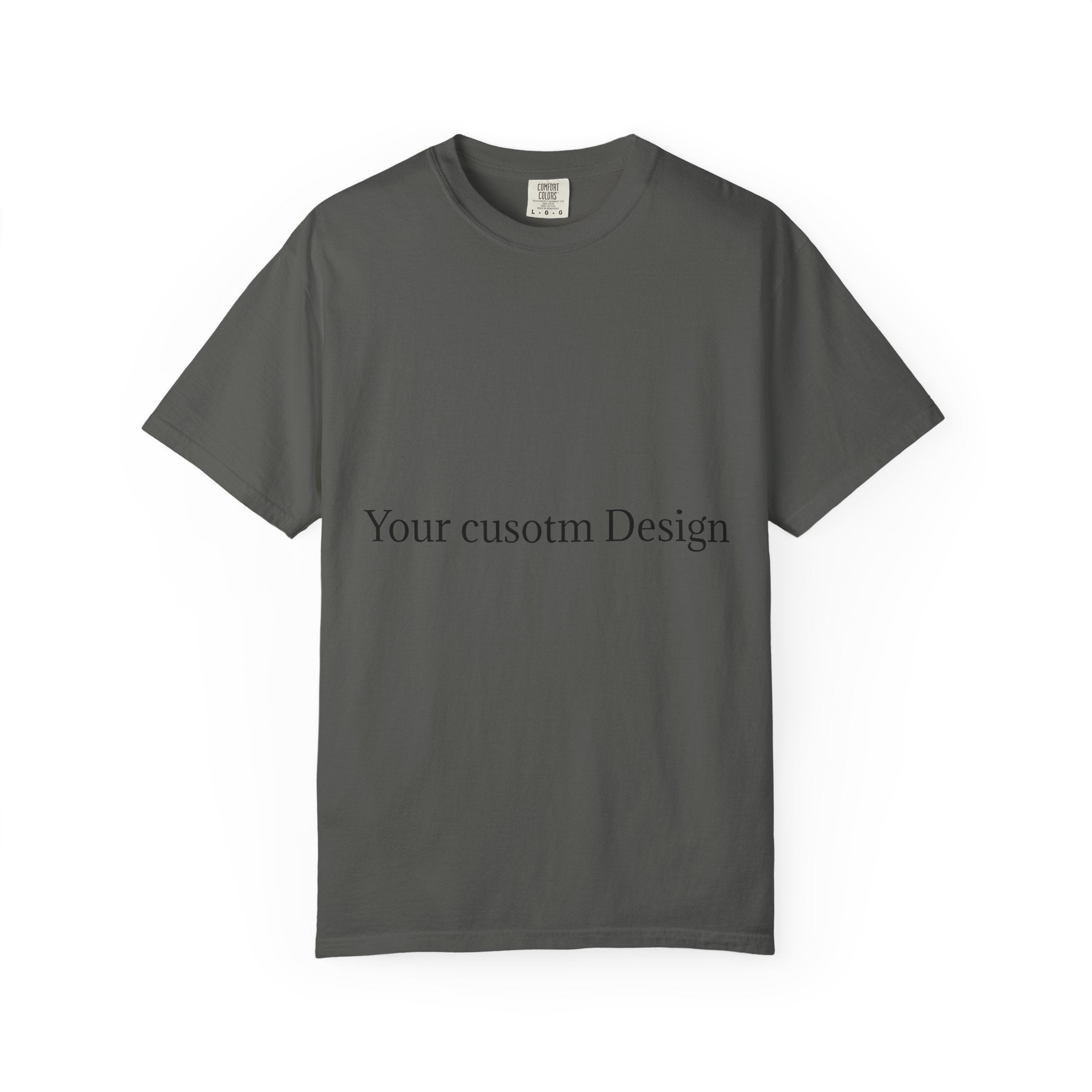 Custom Garment-Dyed T-Shirt — Personalized White Tee for Everyday Wear