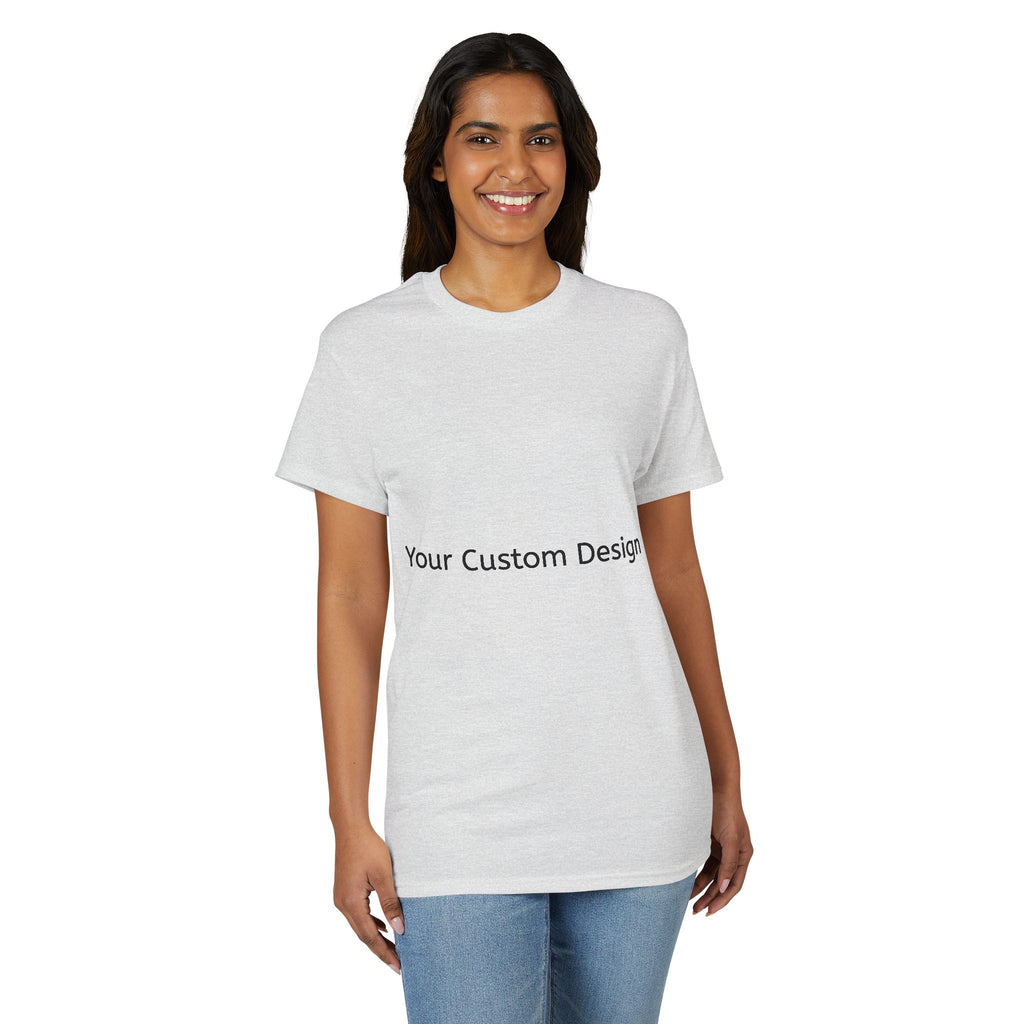 Custom White DryBlend T-Shirt – Personalized Design Tee