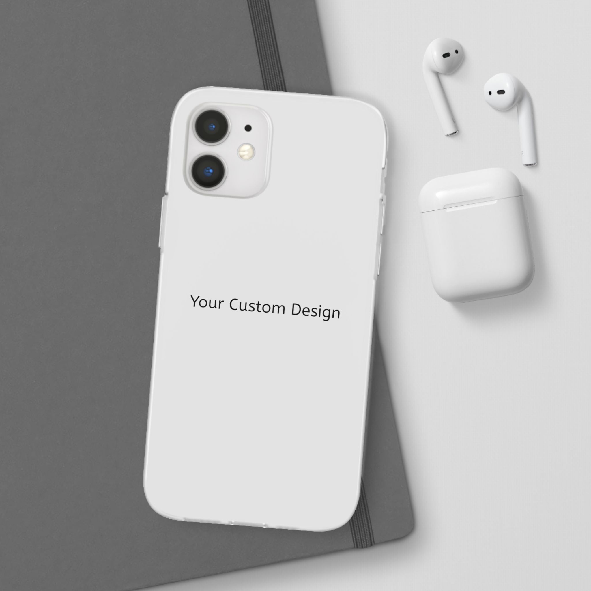 Custom Flexi Phone Case – Slim Clear Protective Phone Cover (Your Custom Design)