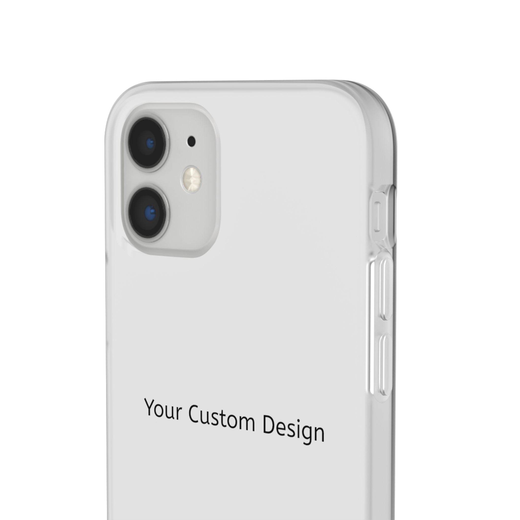 Custom Flexi Phone Case – Slim Clear Protective Phone Cover (Your Custom Design)